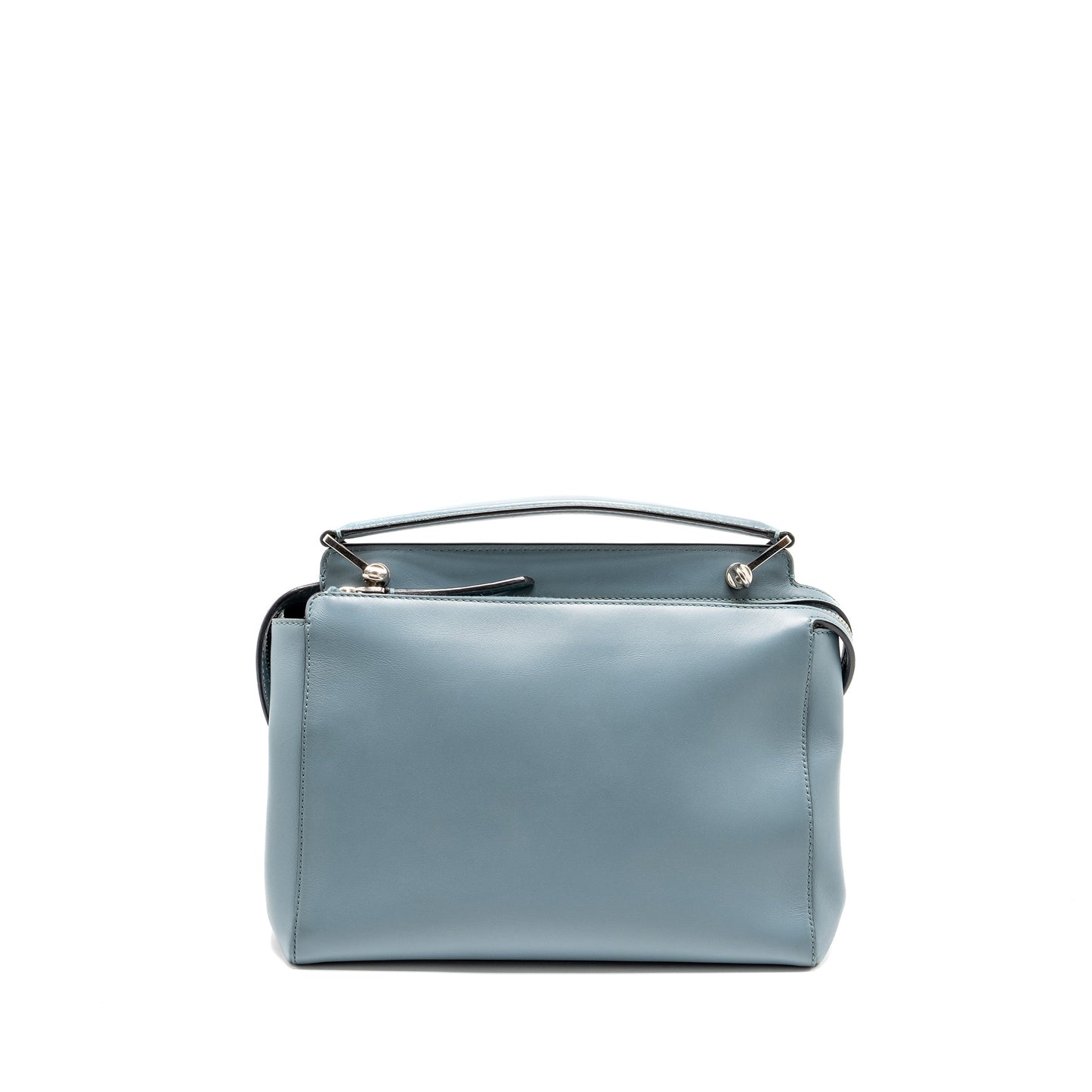 Fendi Dotcom Purse Calfskin Blue Travel Bag Calfskin Blue Shw