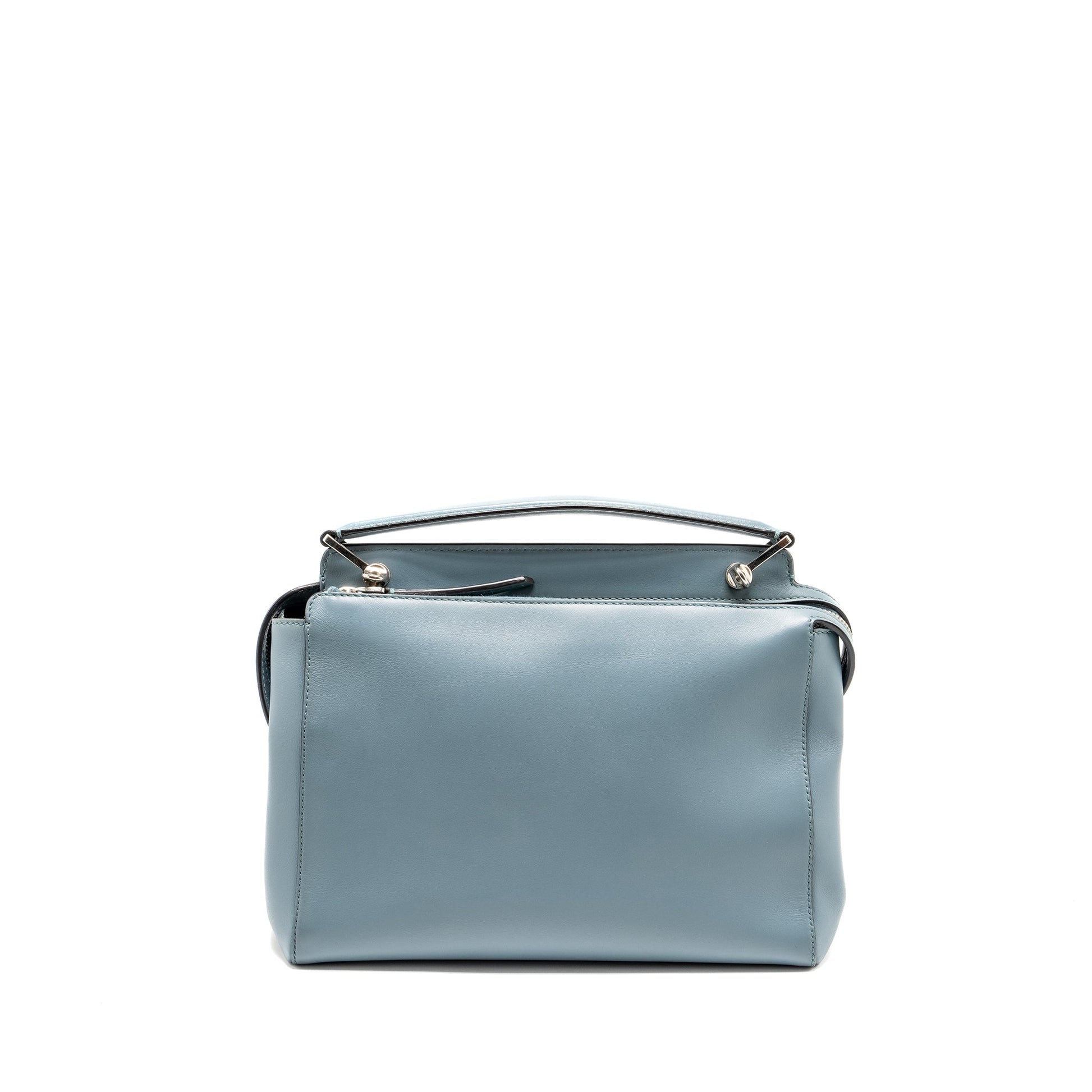 Fendi Dotcom Purse Calfskin Blue Travel Bag Calfskin Blue Shw