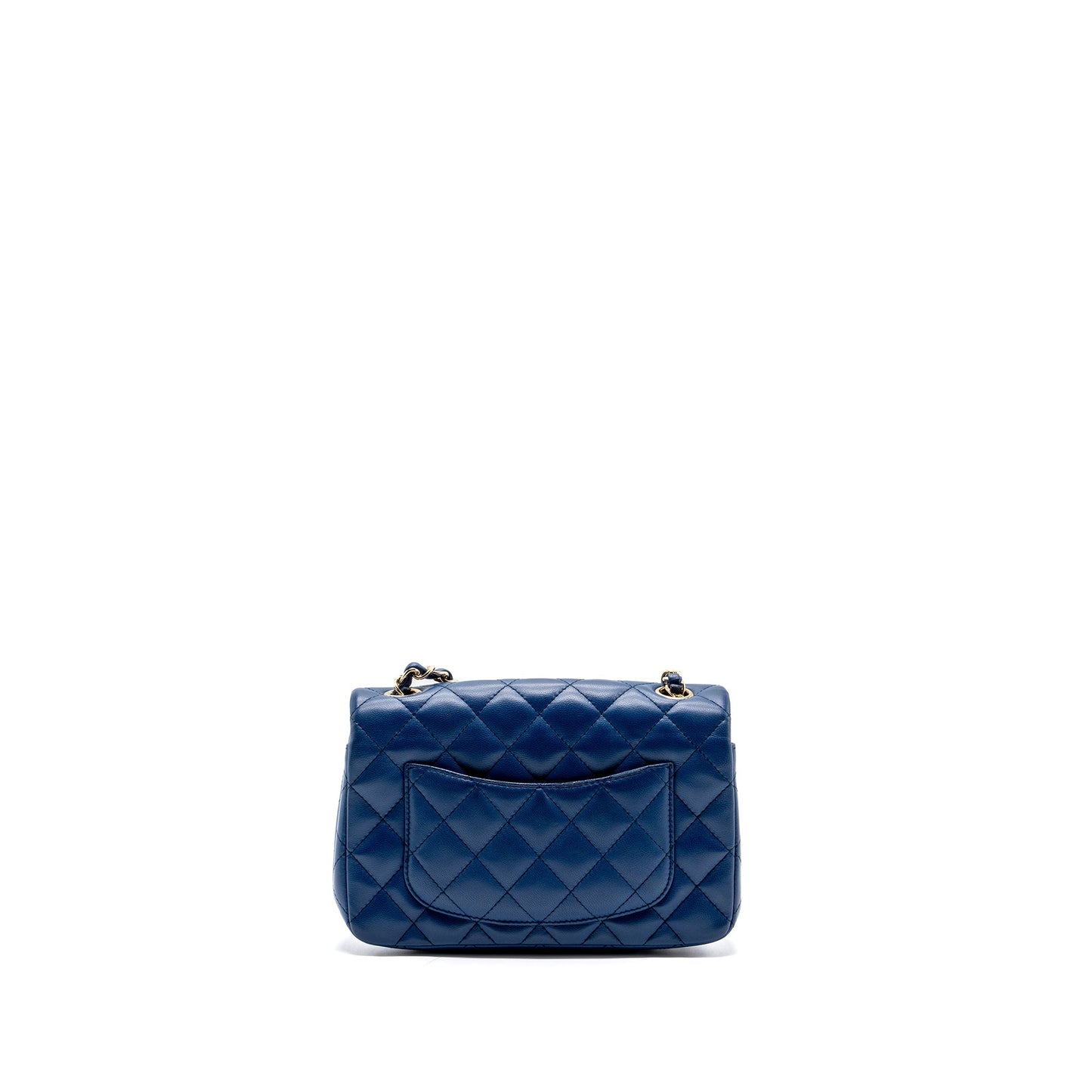 Chanel rectangular flap lambskin LGHW Blue Shoulder Bag Lghw 2