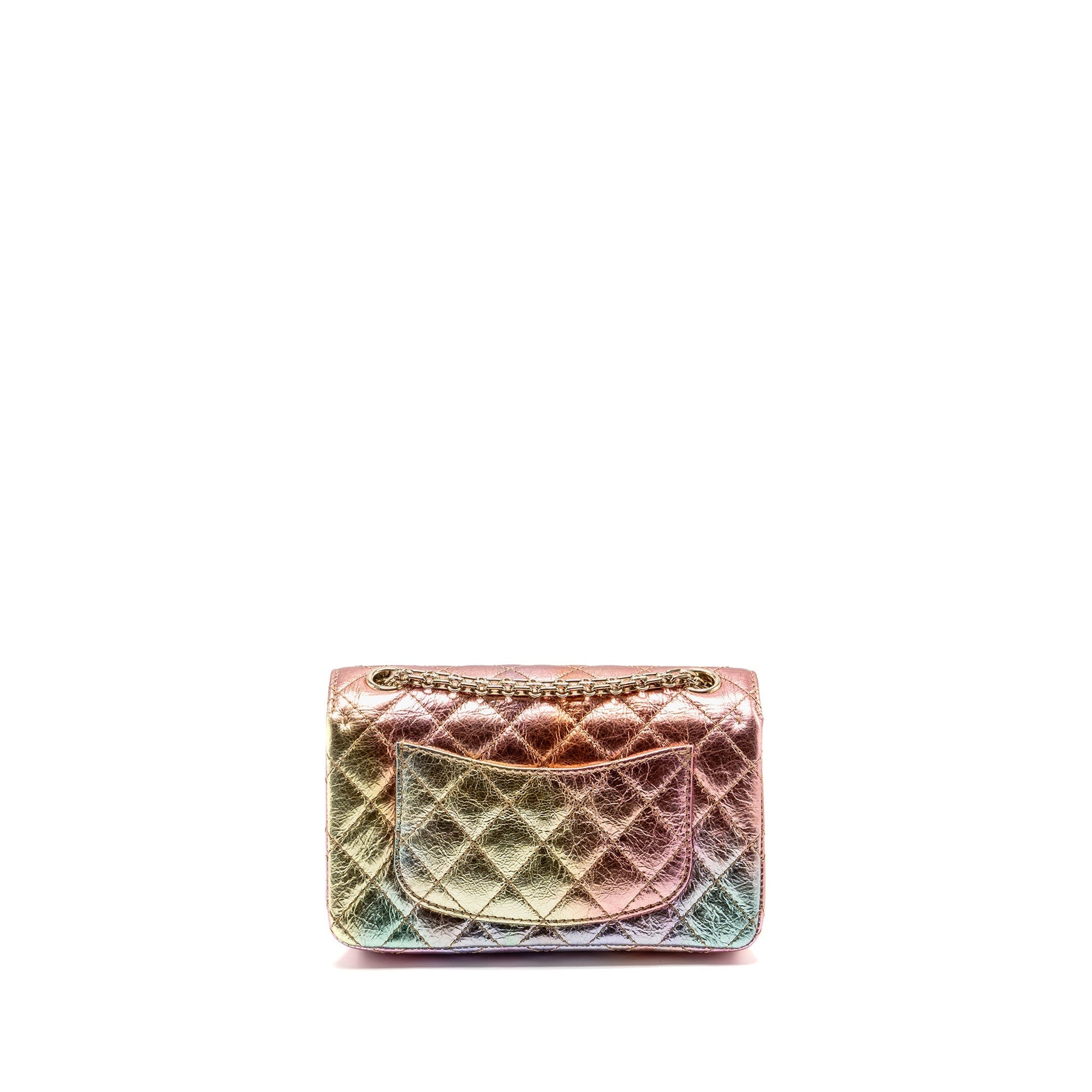 Chanel 20A 2.55 reissue flap goatskin rainbow Multicolor Leather Shoulder Bag