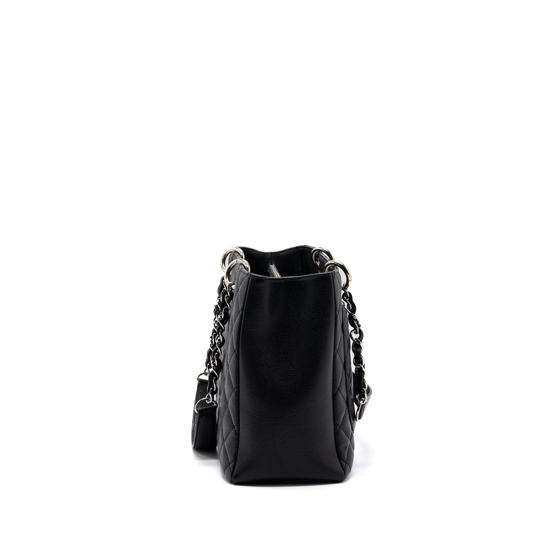 Chanel grand shopping caviar SHW Black Tote Bag Shw 2