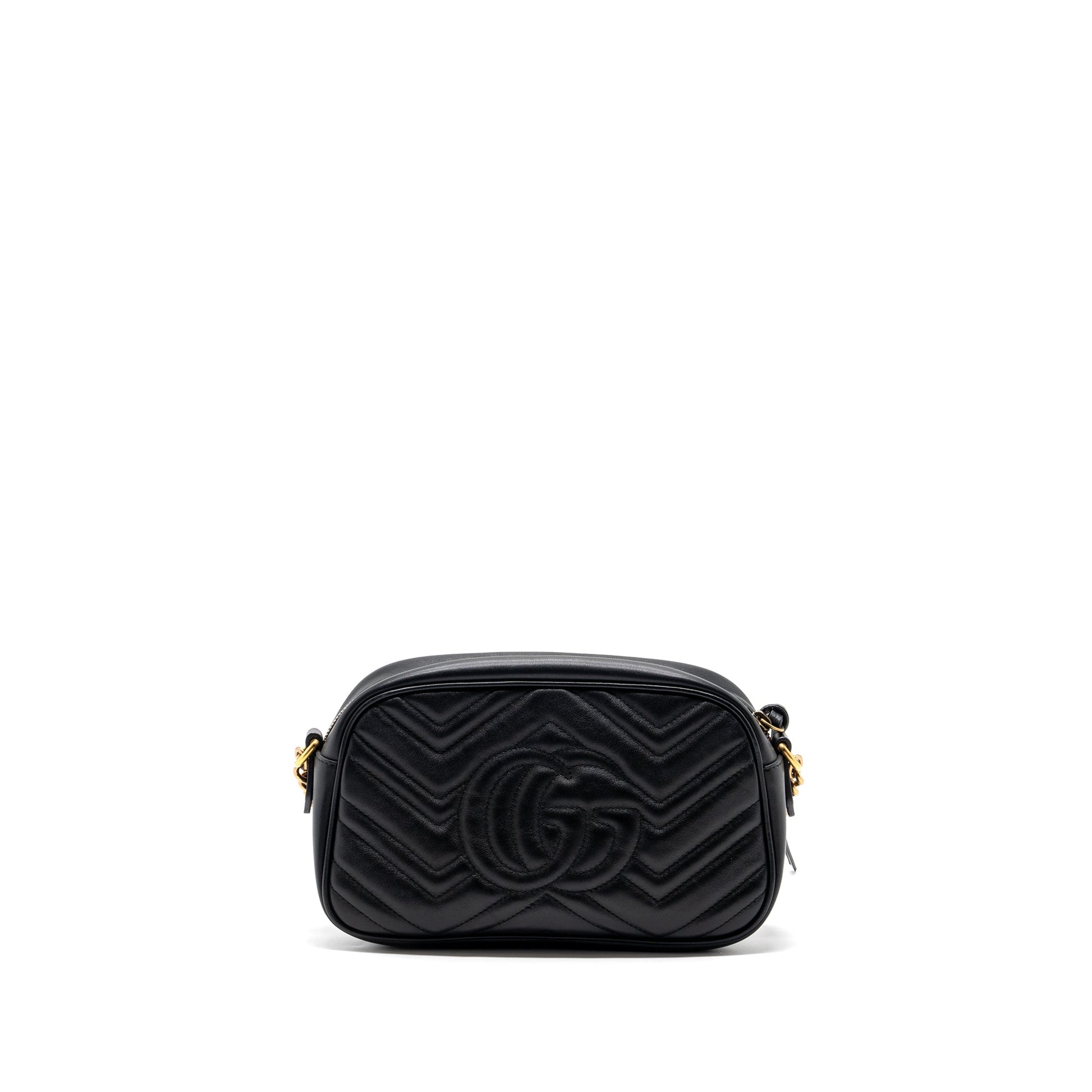 Gucci Marmont Camera Shoulder Bag Leather Matelasse