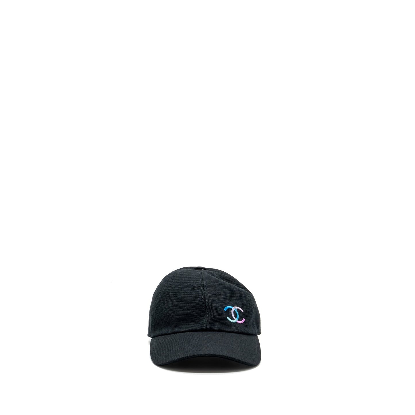 Chanel 24C CC Logo Baseball Cap Black Hat