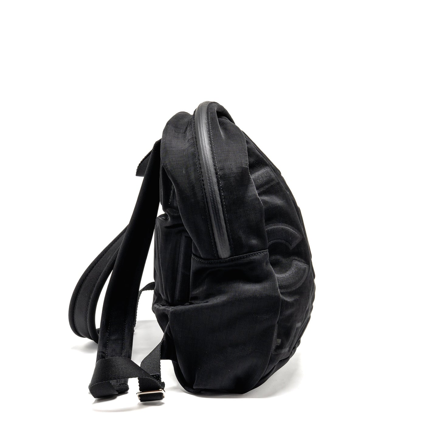 Chanel coco neige Backpack mesh SHW Black