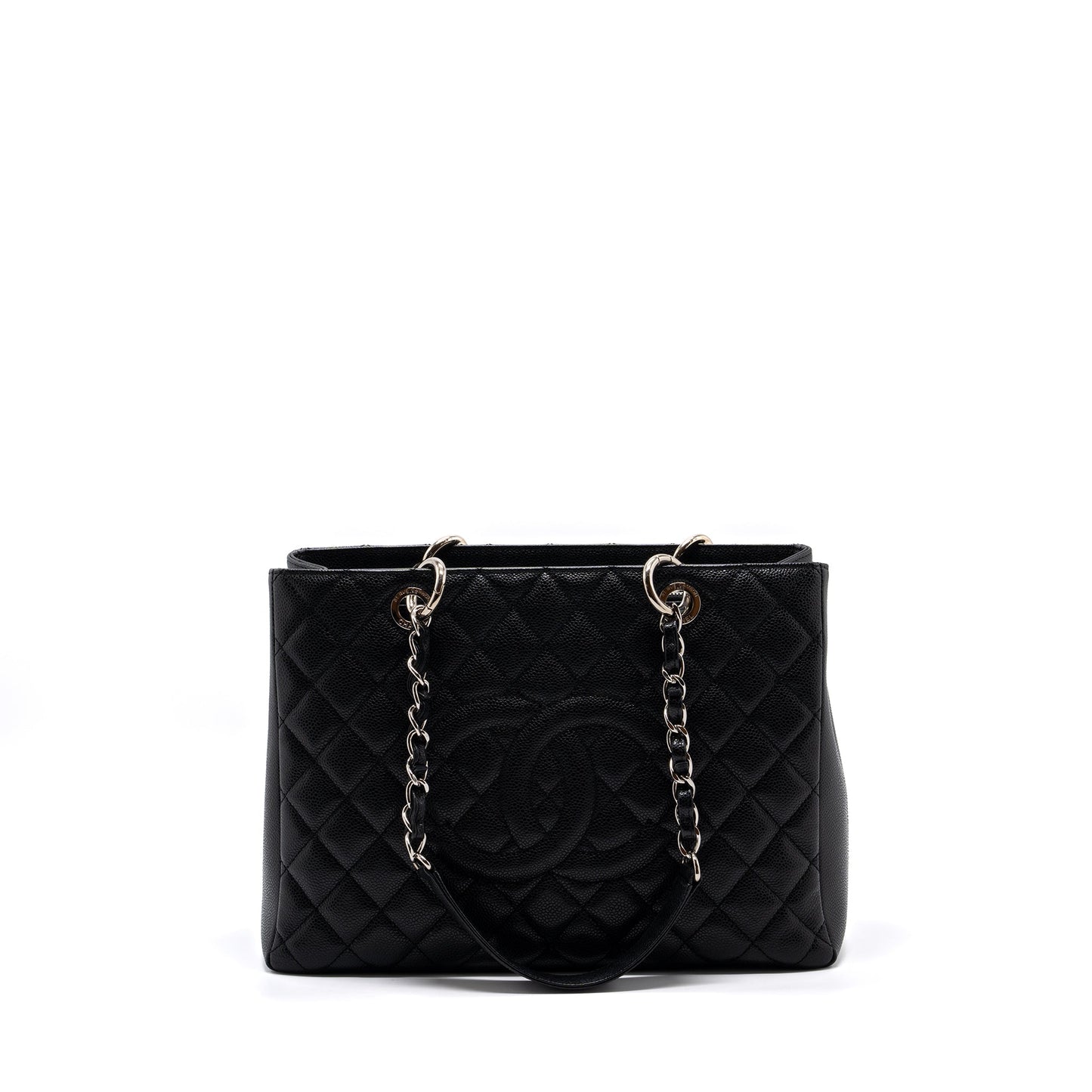 Chanel grand shopping caviar SHW Black Tote Bag Shw 2