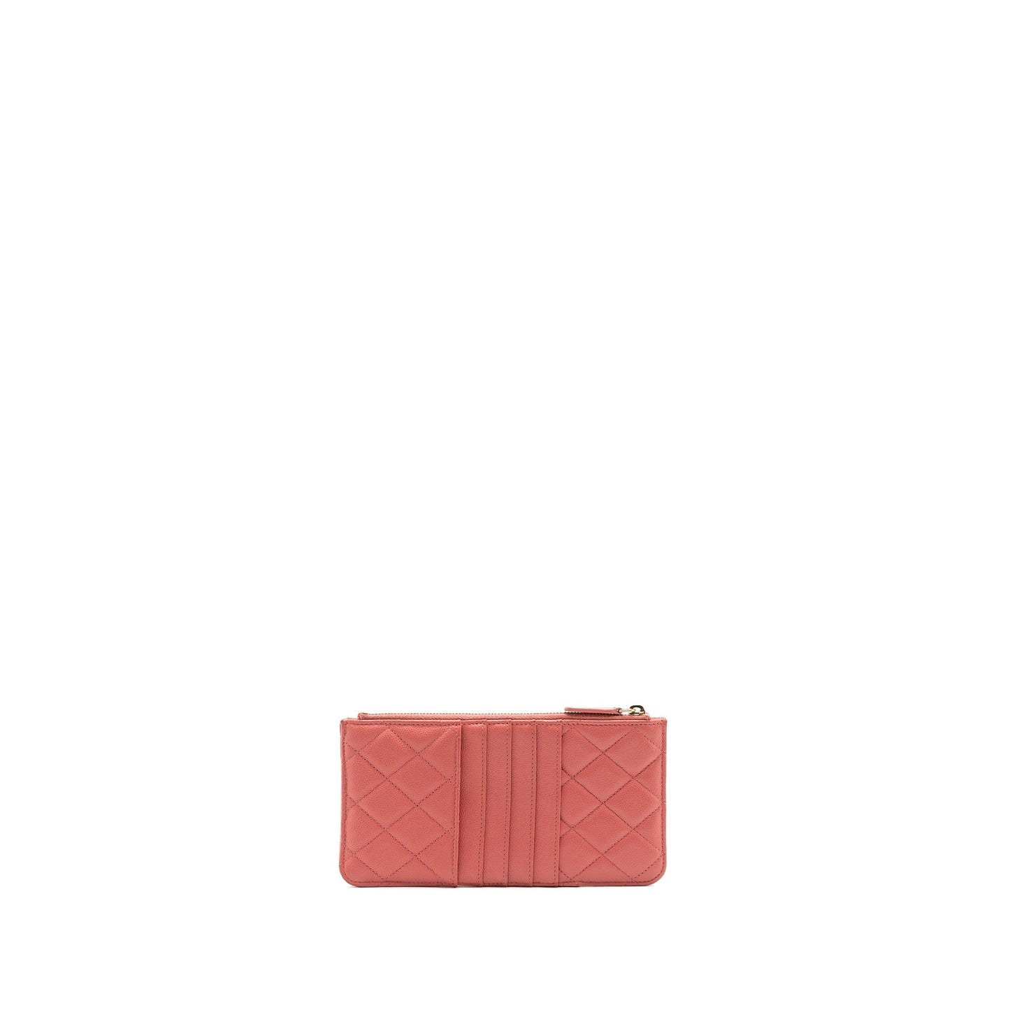Chanel Phone Card Holder Caviar LGHW Pink Wallet Case