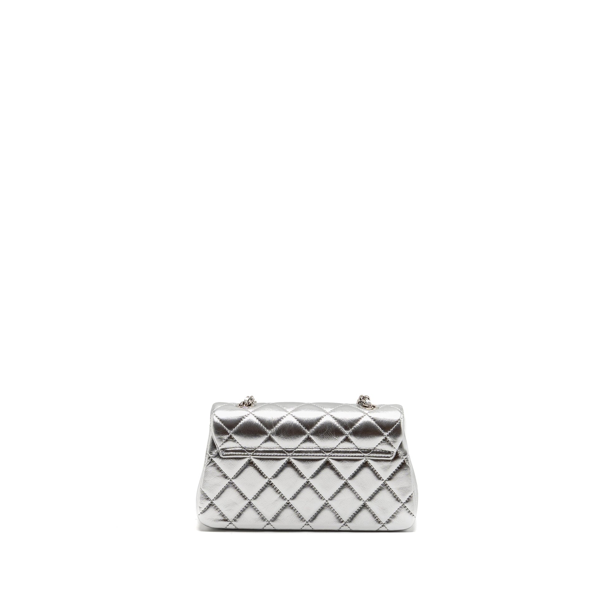 Chanel 25s O-phone Holder Calfskin SHW microchip Silver Handbag