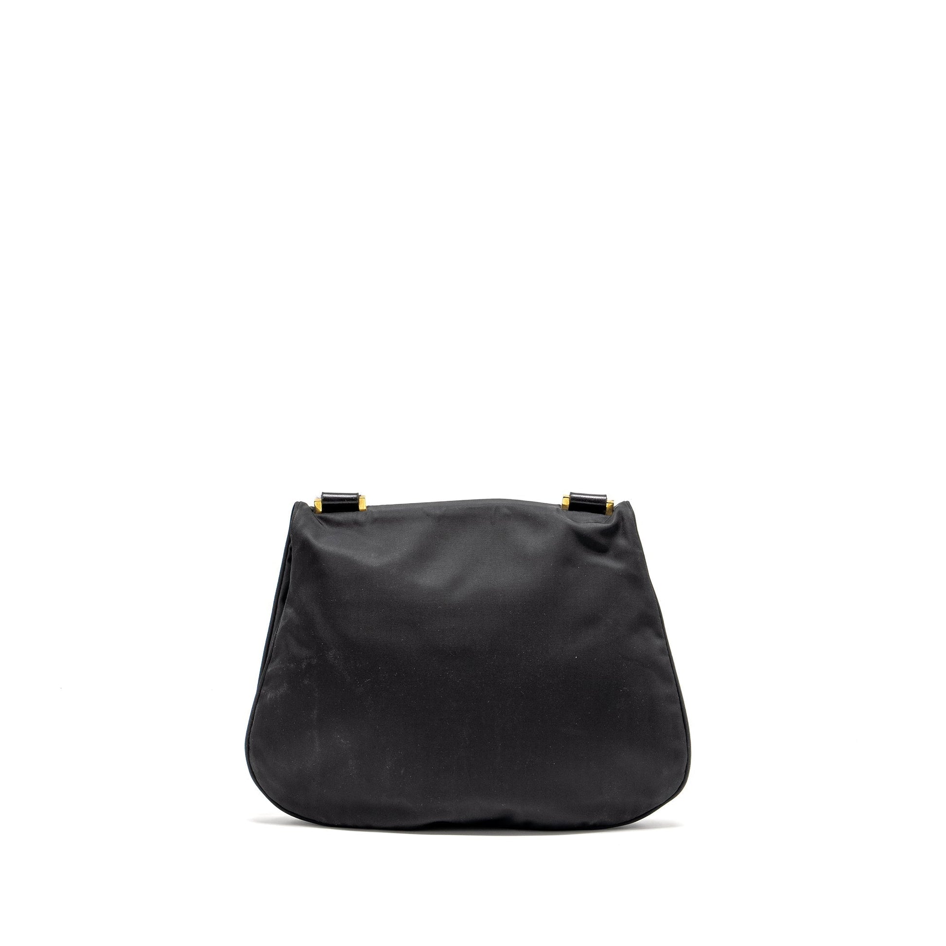 Fendi Purse Nylon Black Mini Shoulder Bag