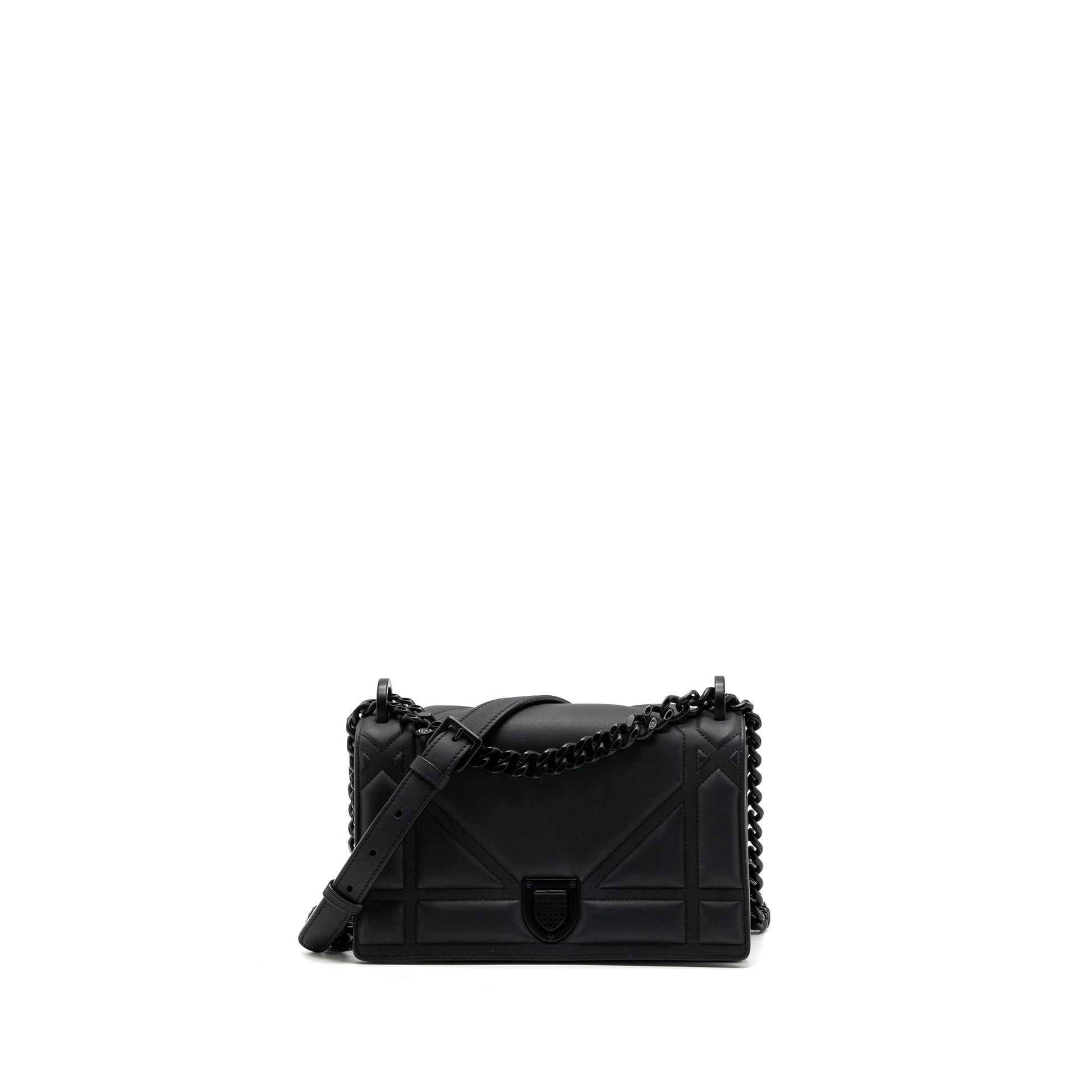 Dior ama Purse Calfskin So Handbag Black Travel Bag