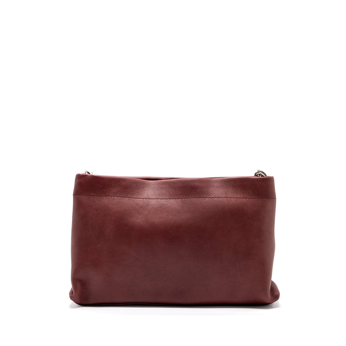 Chanel Grain Calfskin SHW Red Tote Bag