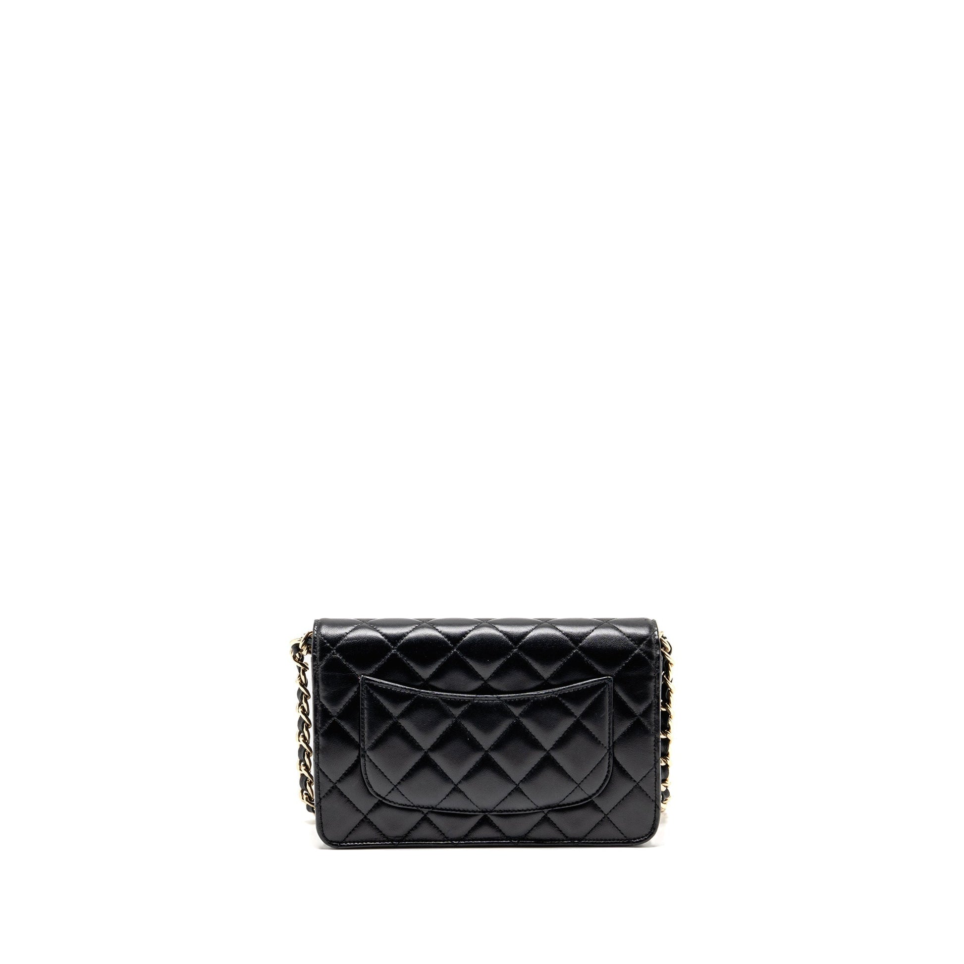 Chanel Coco Charm on Lambskin LGHW Black Key Chain Lghw 1