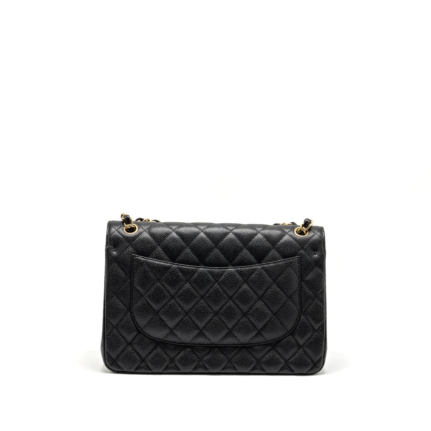 Chanel Jumbo Classic Double Flap Caviar GHW Black Shoulder Bag 7