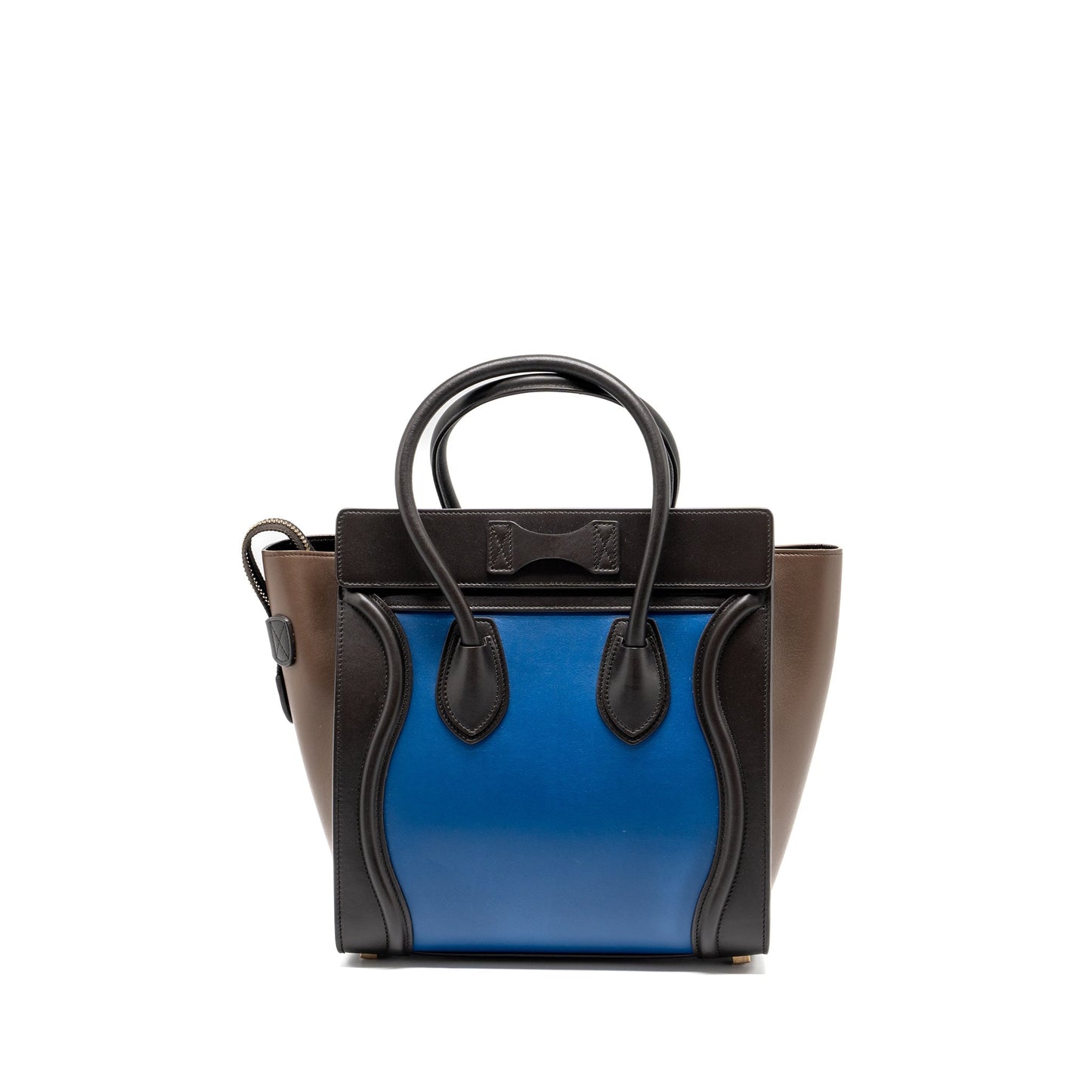 Celine Micro Luggage Purse Calfskin Multicolour Handbag Travel Bag