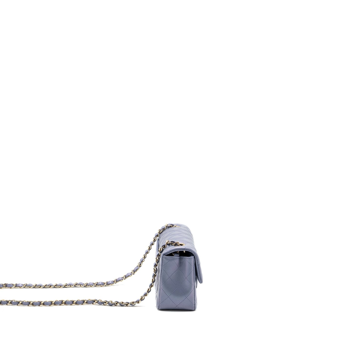 Chanel classic rectangular flap lambskin iridescent light Shoulder Bag