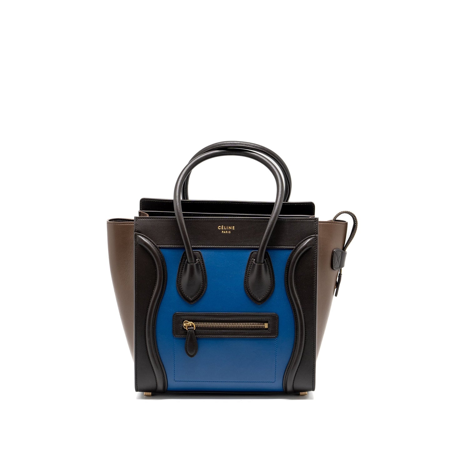 Celine Micro Luggage Purse Calfskin Multicolour Handbag Travel Bag