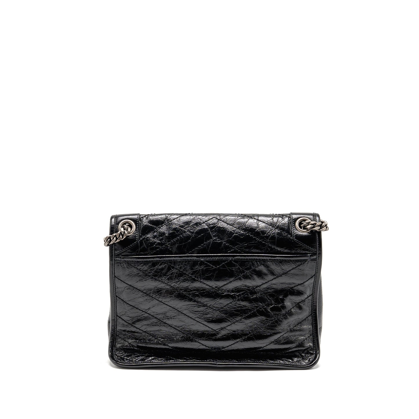 YSL Saint Laurent Niki Calfskin Travel Bag Black Medium