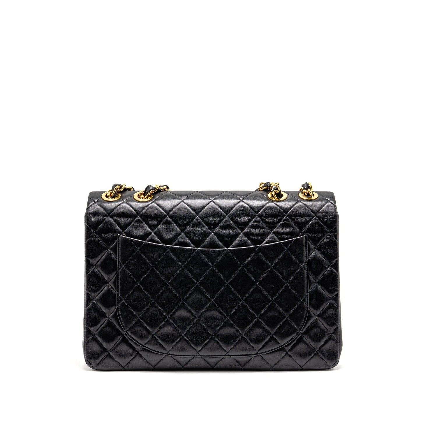 Chanel Classic Flap Jumbo Calfskin GHW Black Handbag