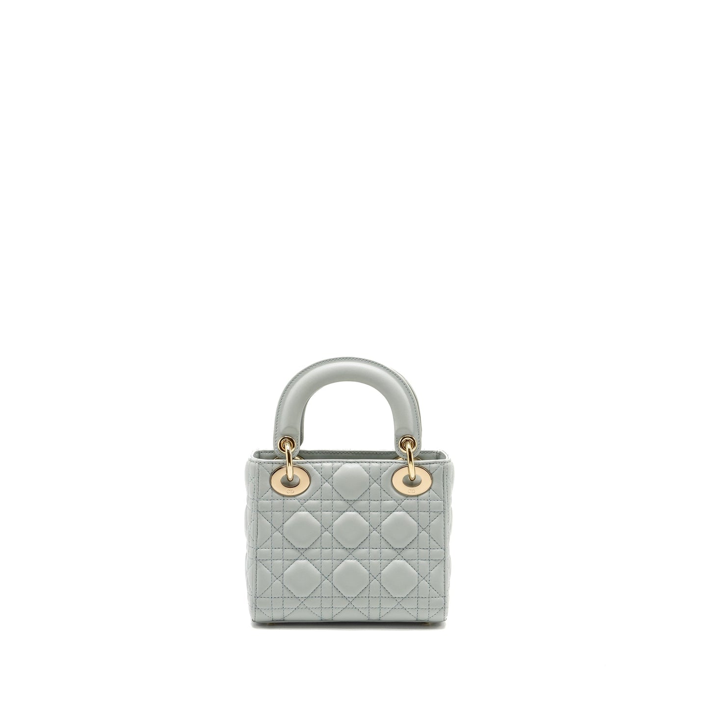 Dior Lady Lambskin Light Handbag Blue Mini Travel Bag