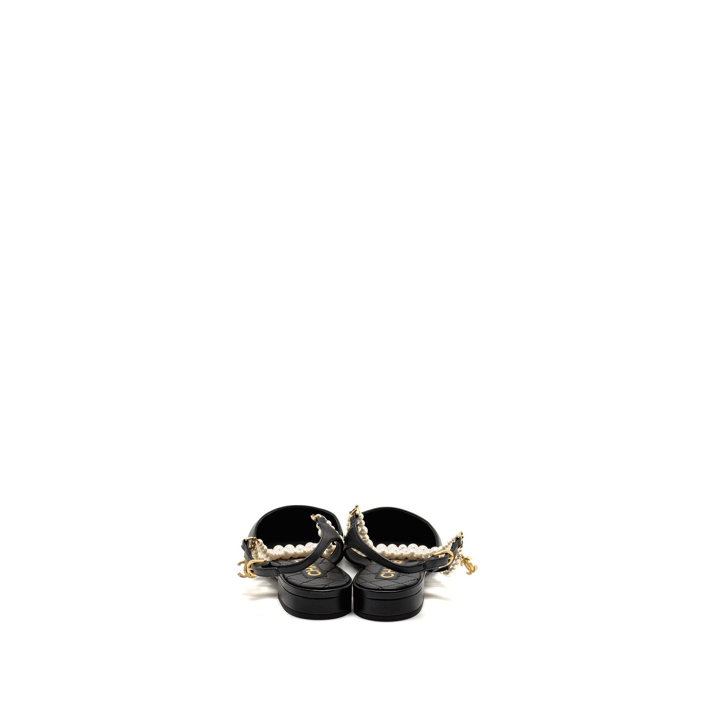Chanel 22A mbskin LGHW Black Shoes
