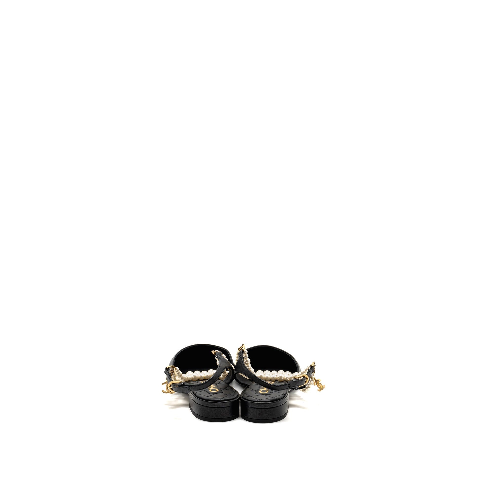 Chanel 22A mbskin LGHW Black Shoes