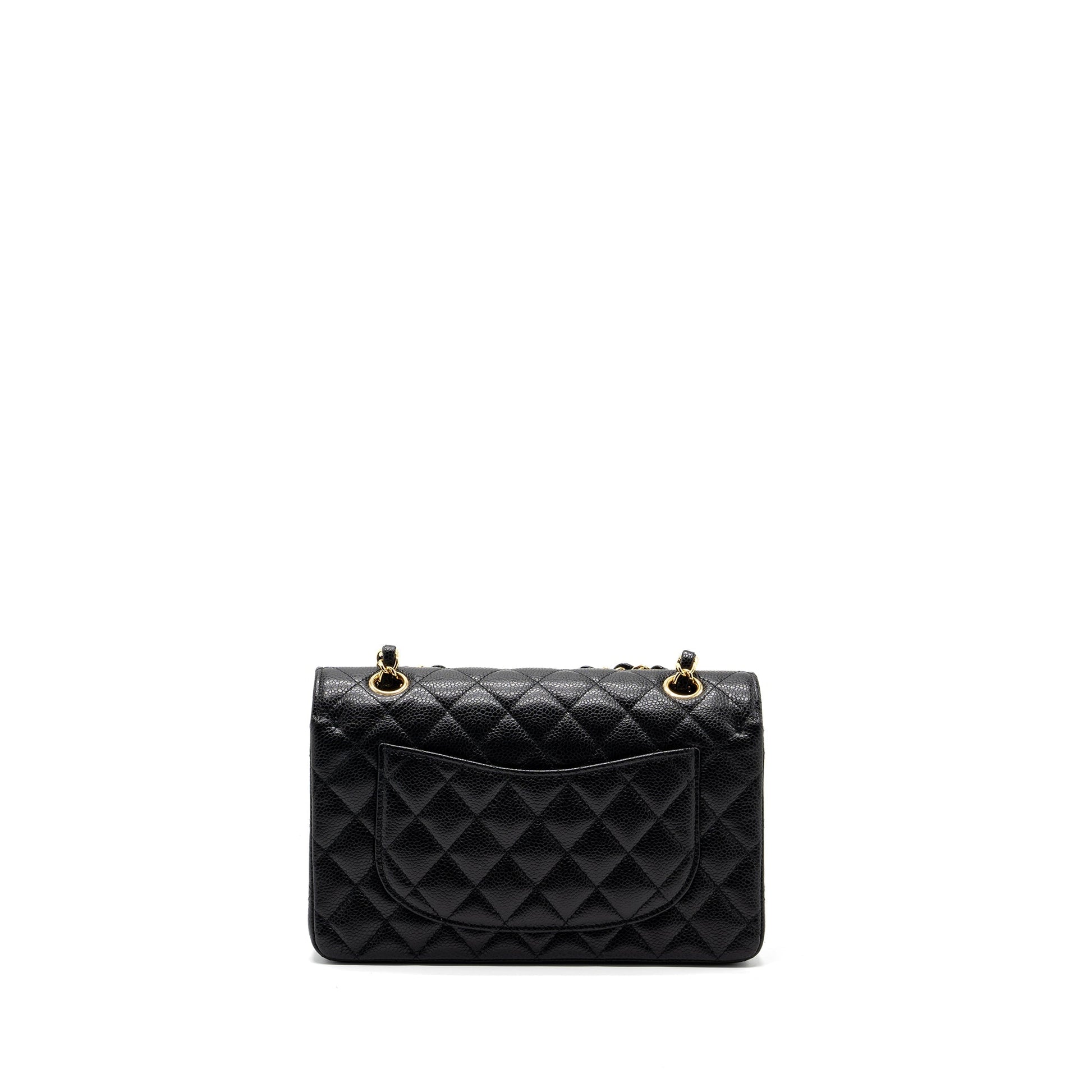 Chanel Classic double FLAP Caviar GHW Black Small Shoulder Bag Ghw 3