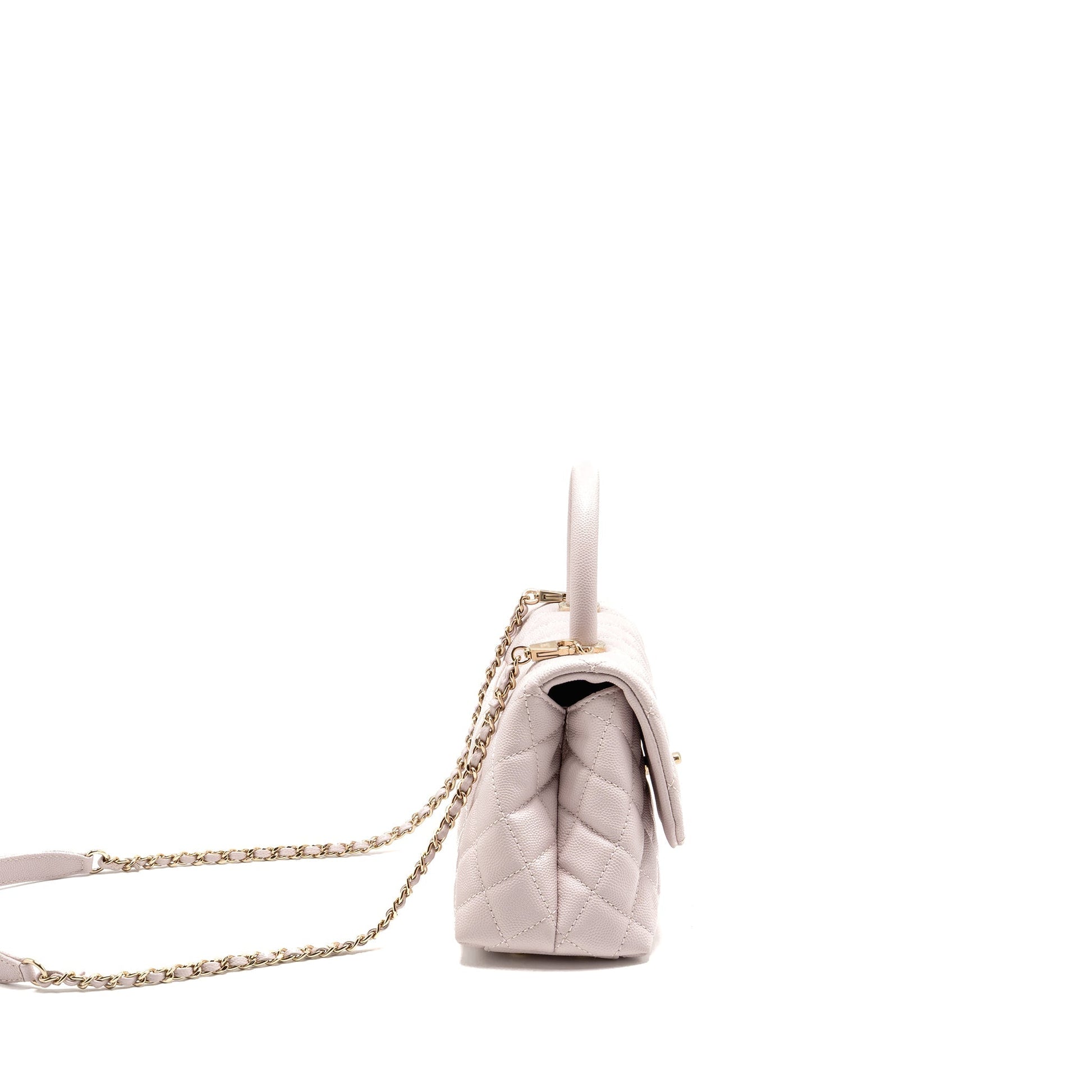 Chanel Coco handle caviar light LGHW Pink Small Handbag Lghw 1