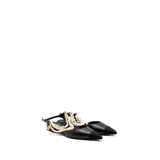 Chanel 22A mbskin LGHW Black Shoes