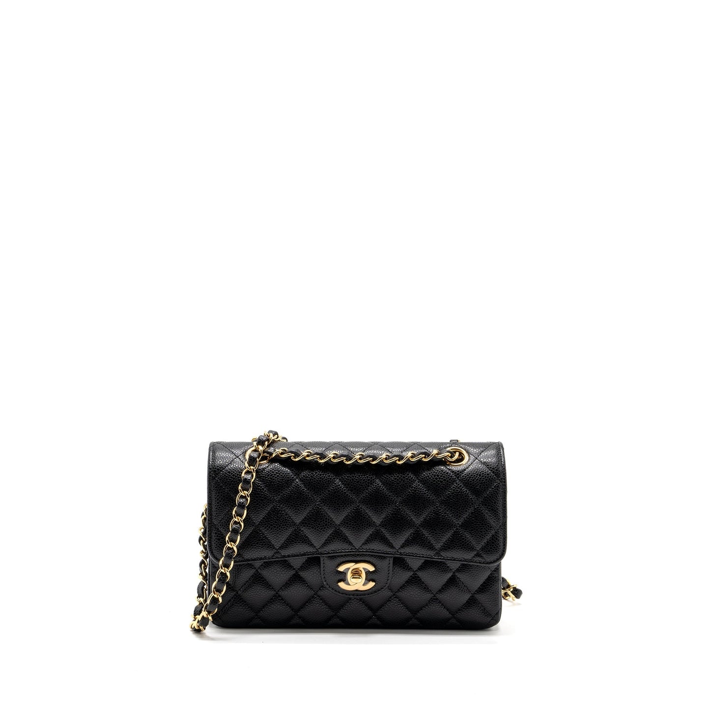 Chanel Classic double FLAP Caviar GHW Black Small Shoulder Bag Ghw 3