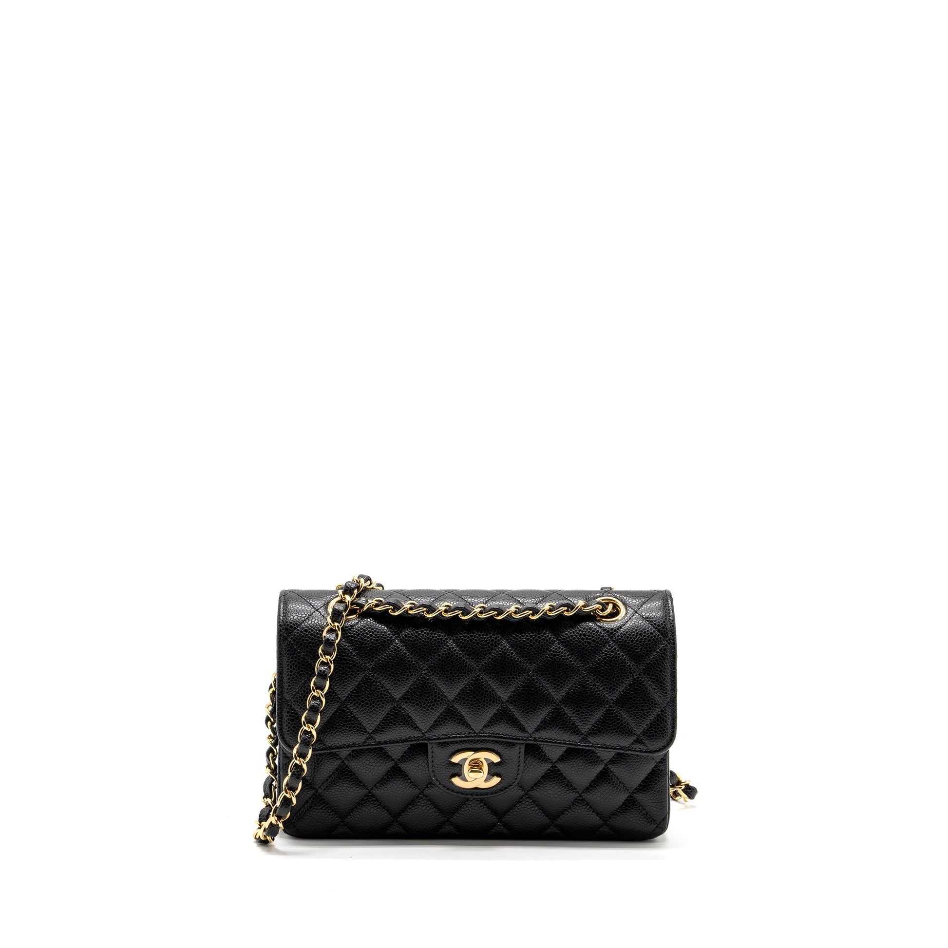 Chanel Classic double FLAP Caviar GHW Black Small Shoulder Bag Ghw 3