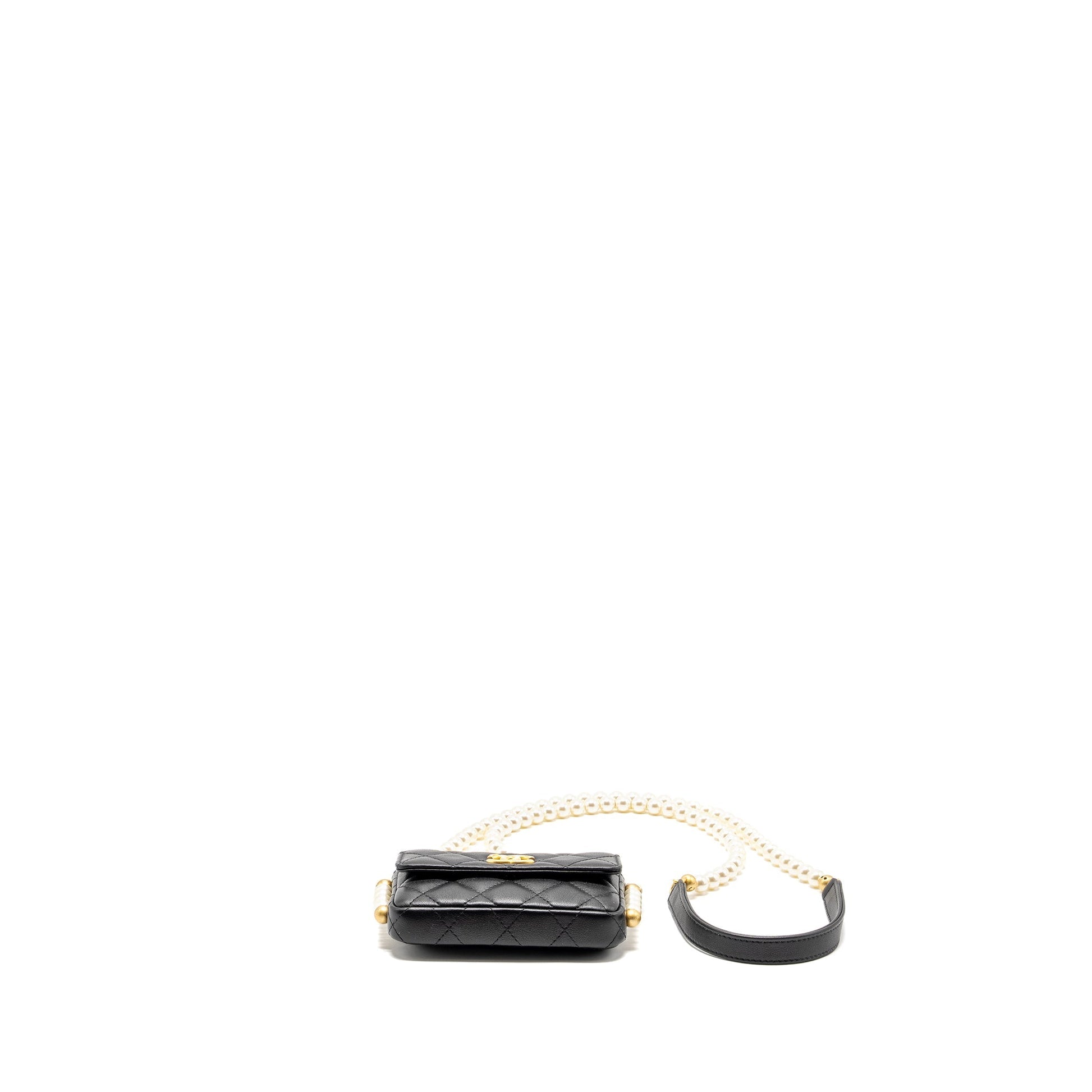 Chanel Flap Purse Pearl Calfskin GHW Mini Bag