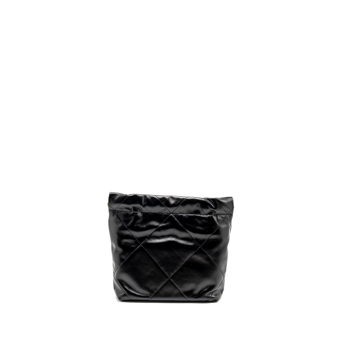 Chanel 22 Shiny Calfskin GHW microchip Black Mini Bag Ghwmicrochip 2