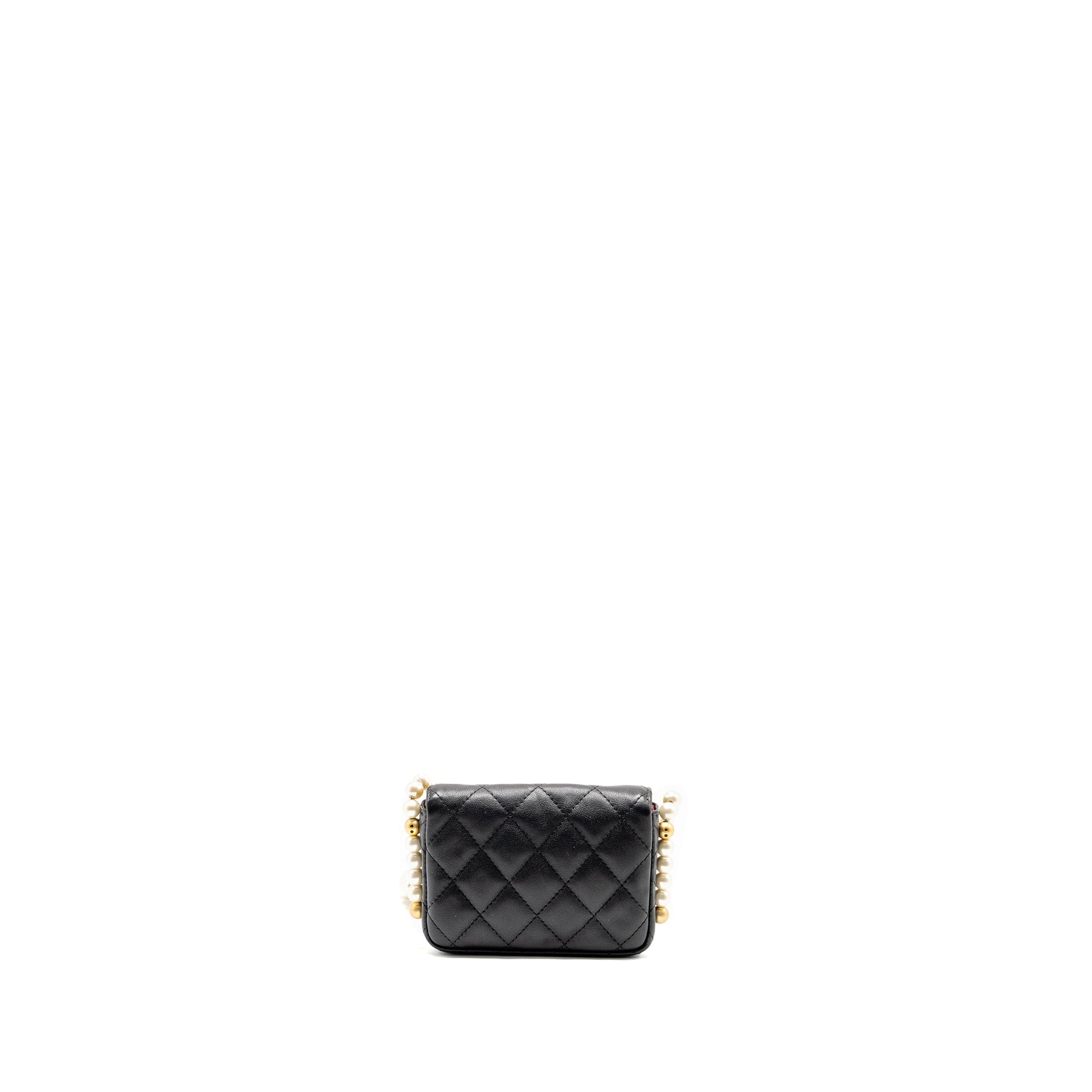 Chanel Flap Purse Pearl Calfskin GHW Mini Bag