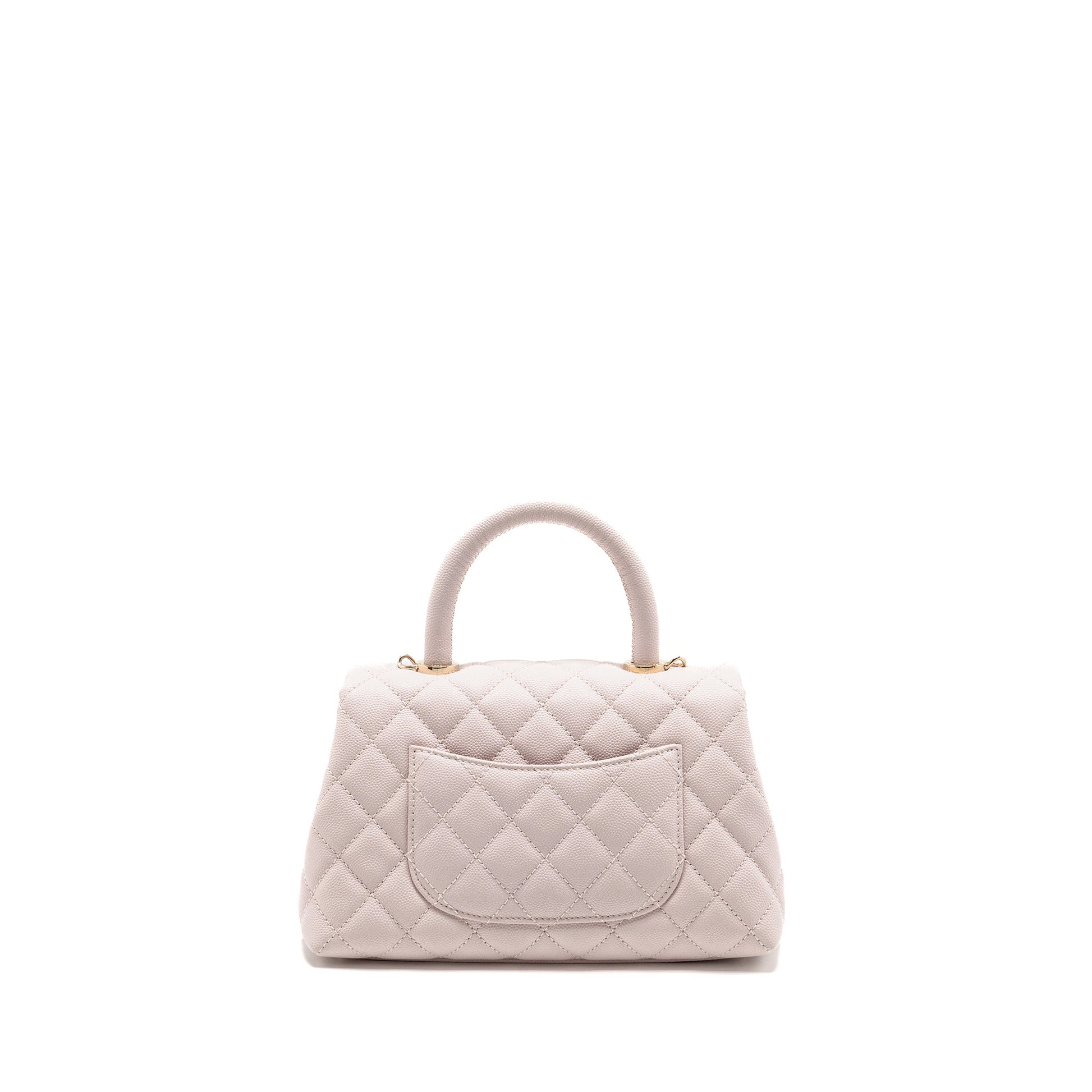 Chanel Coco handle caviar light LGHW Pink Small Handbag Lghw 1