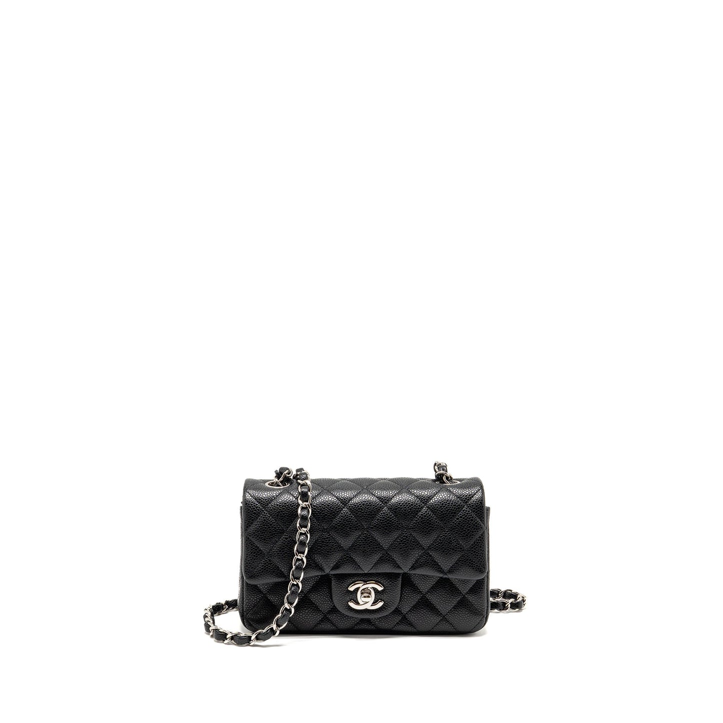 Chanel Rectangular flap caviar SHW Black Shoulder Bag Shw 2