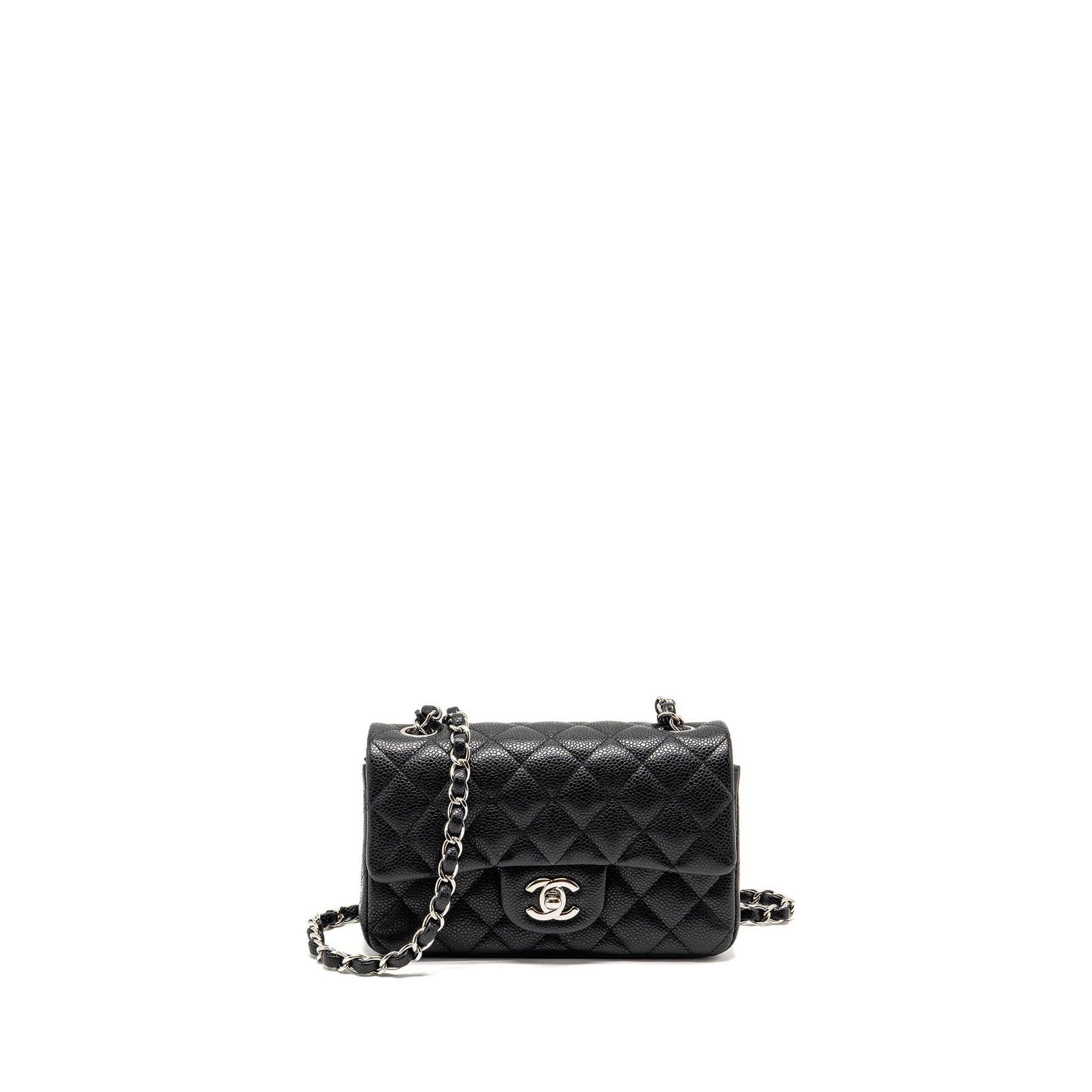 Chanel Rectangular flap caviar SHW Black Shoulder Bag Shw 2