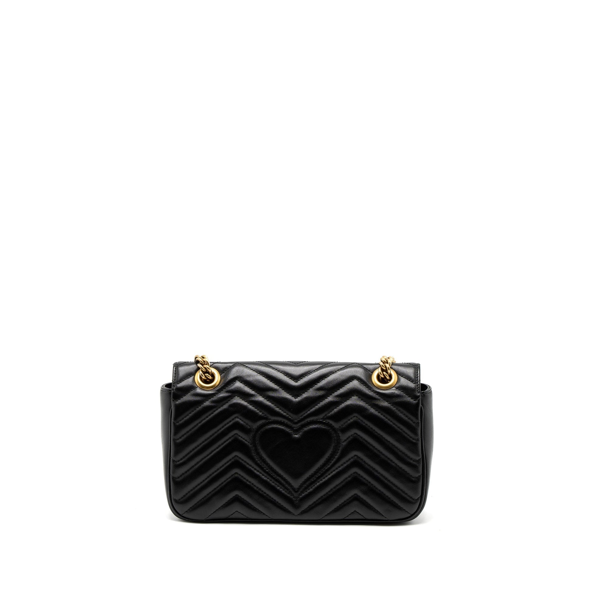 Gucci Marmont Bag Calfskin Black Small Travel Bag