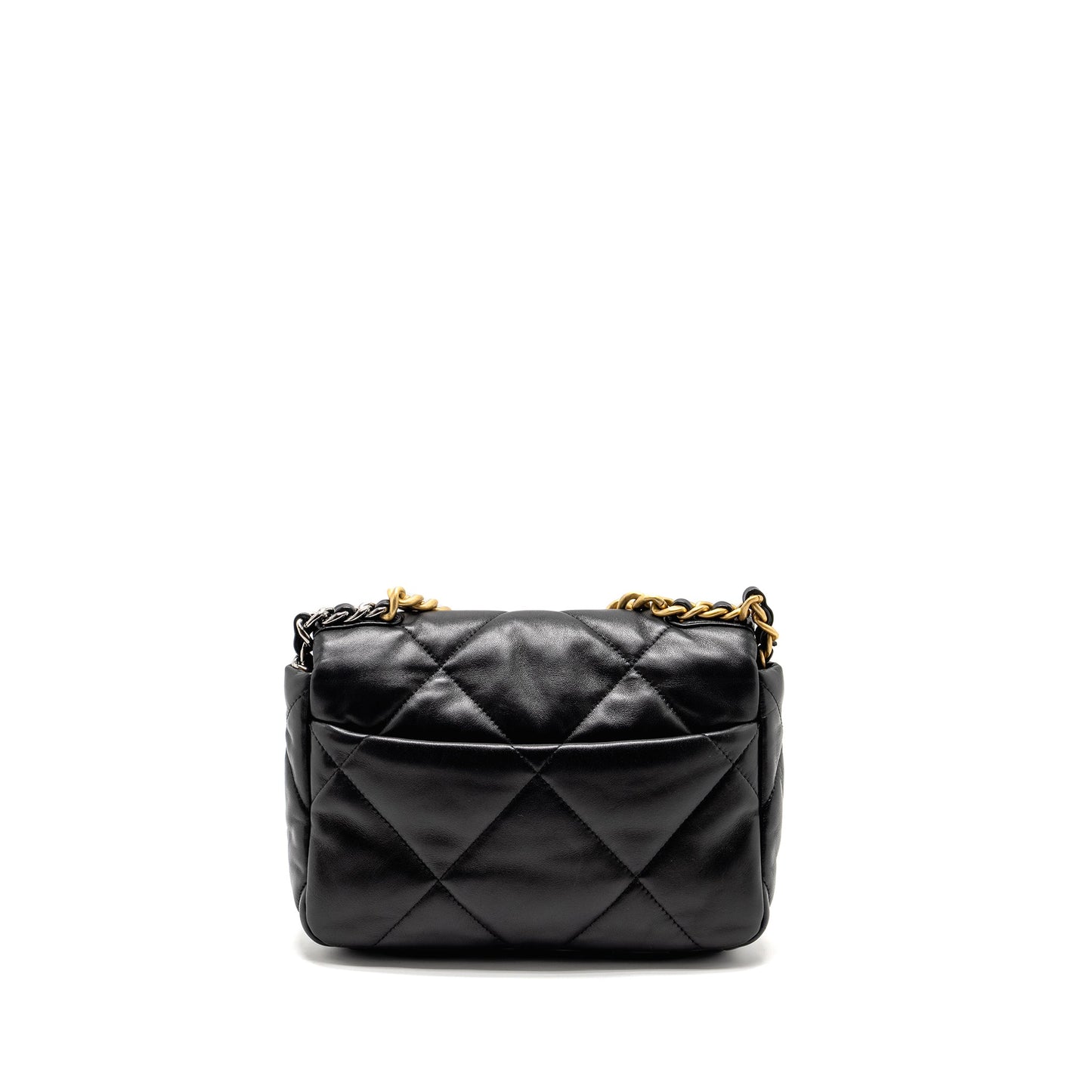 Chanel 19Bag Lambskin Hardware Multicolour Black Small Handbag