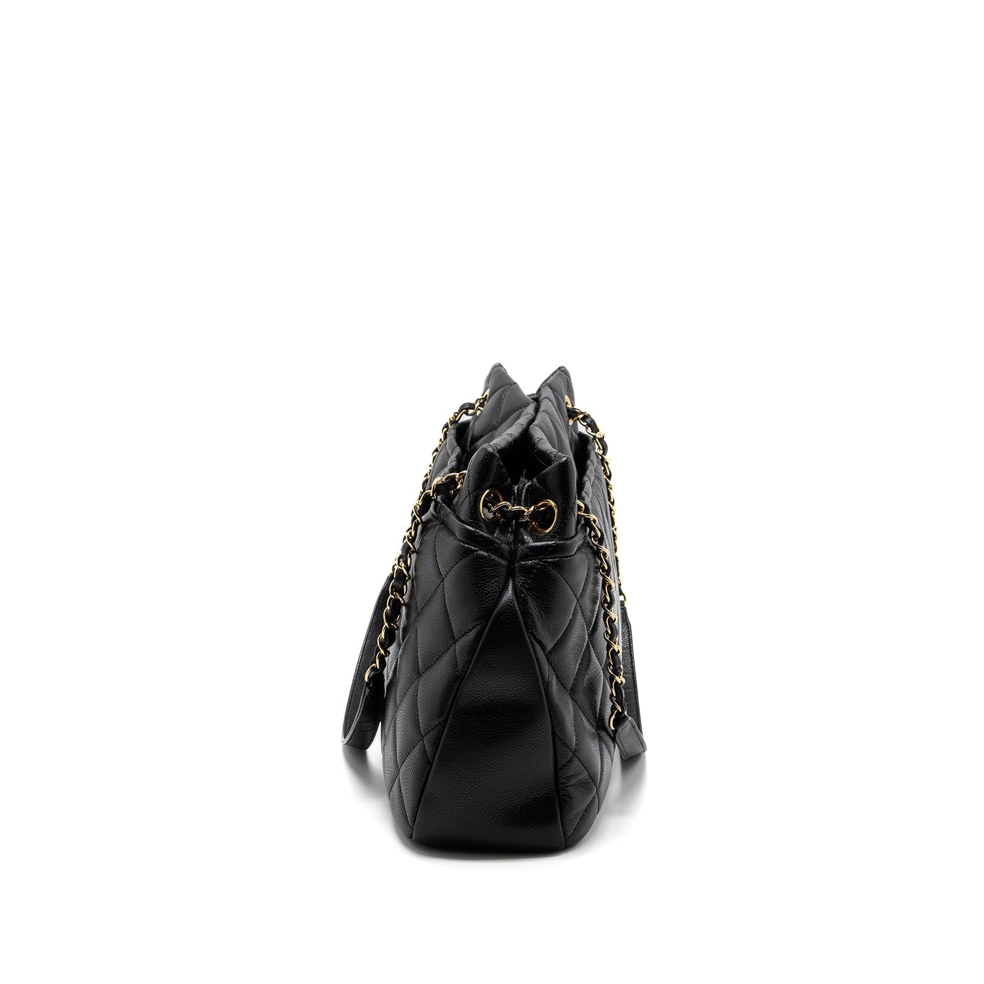 Chanel Matelasse Caviar GHW Black Tote Bag Ghw 2