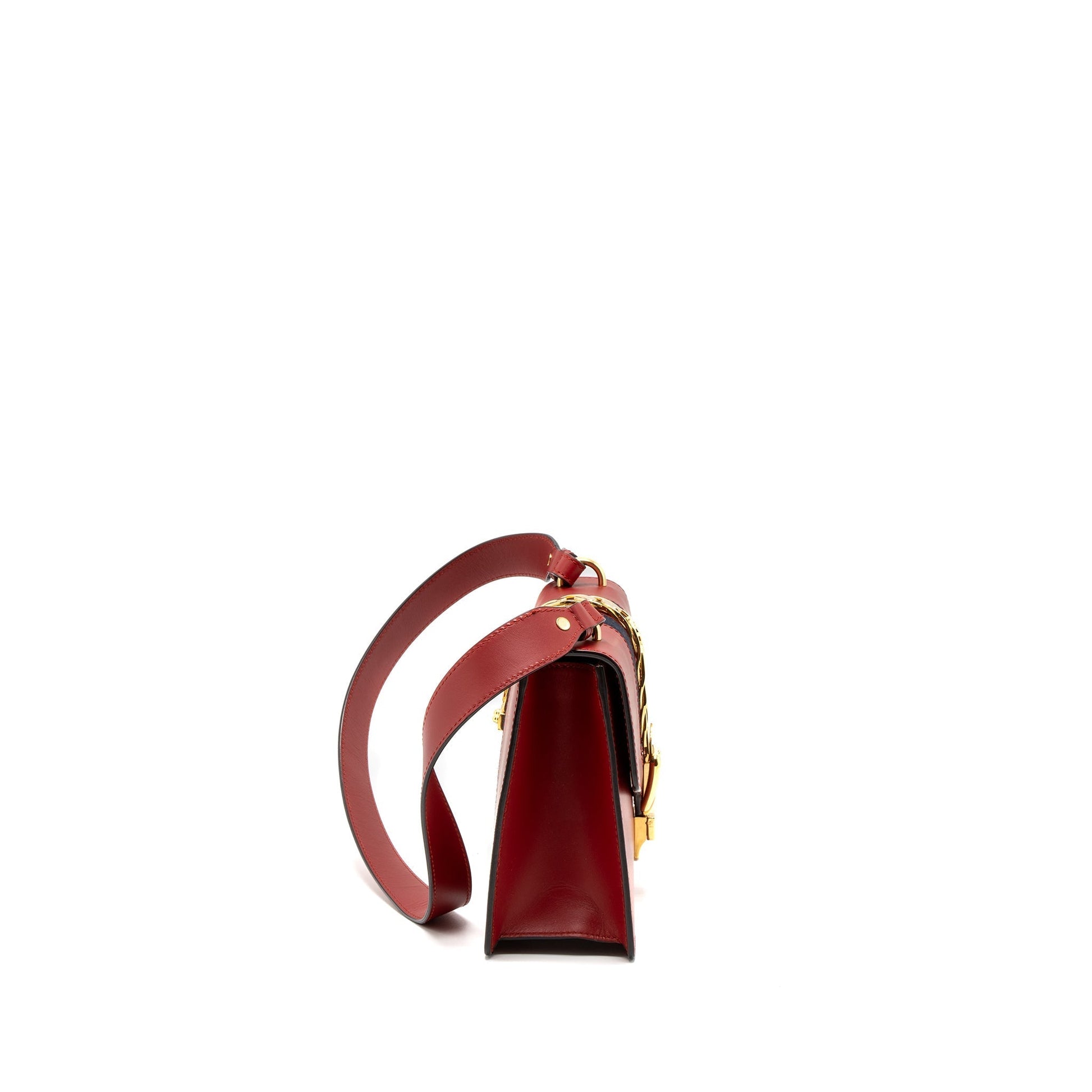 Gucci Sylvie Bag Calfskin Red Small Travel Bag