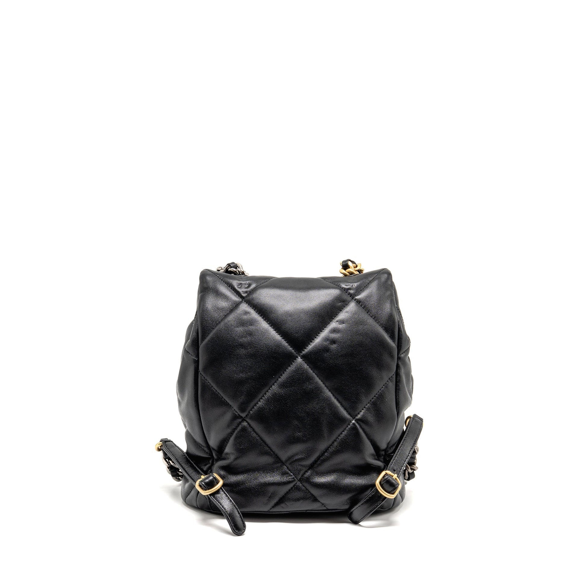 Chanel 24C 19 Backpack Lambskin Hardware Microchip Multicolour Black