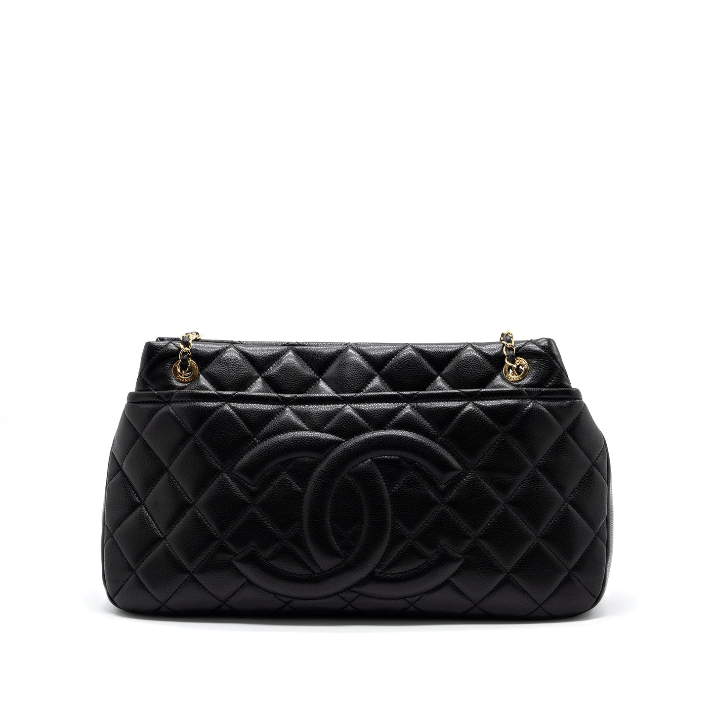 Chanel Matelasse Caviar GHW Black Tote Bag Ghw 2