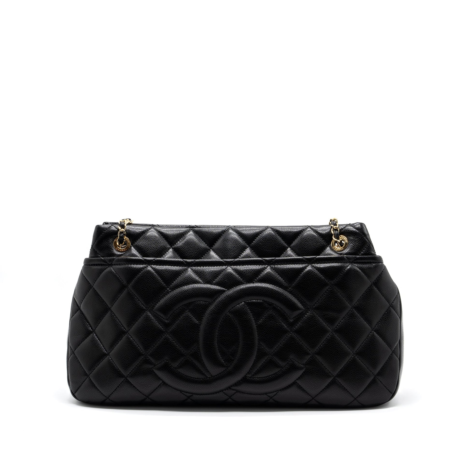 Chanel Matelasse Caviar GHW Black Tote Bag Ghw 2
