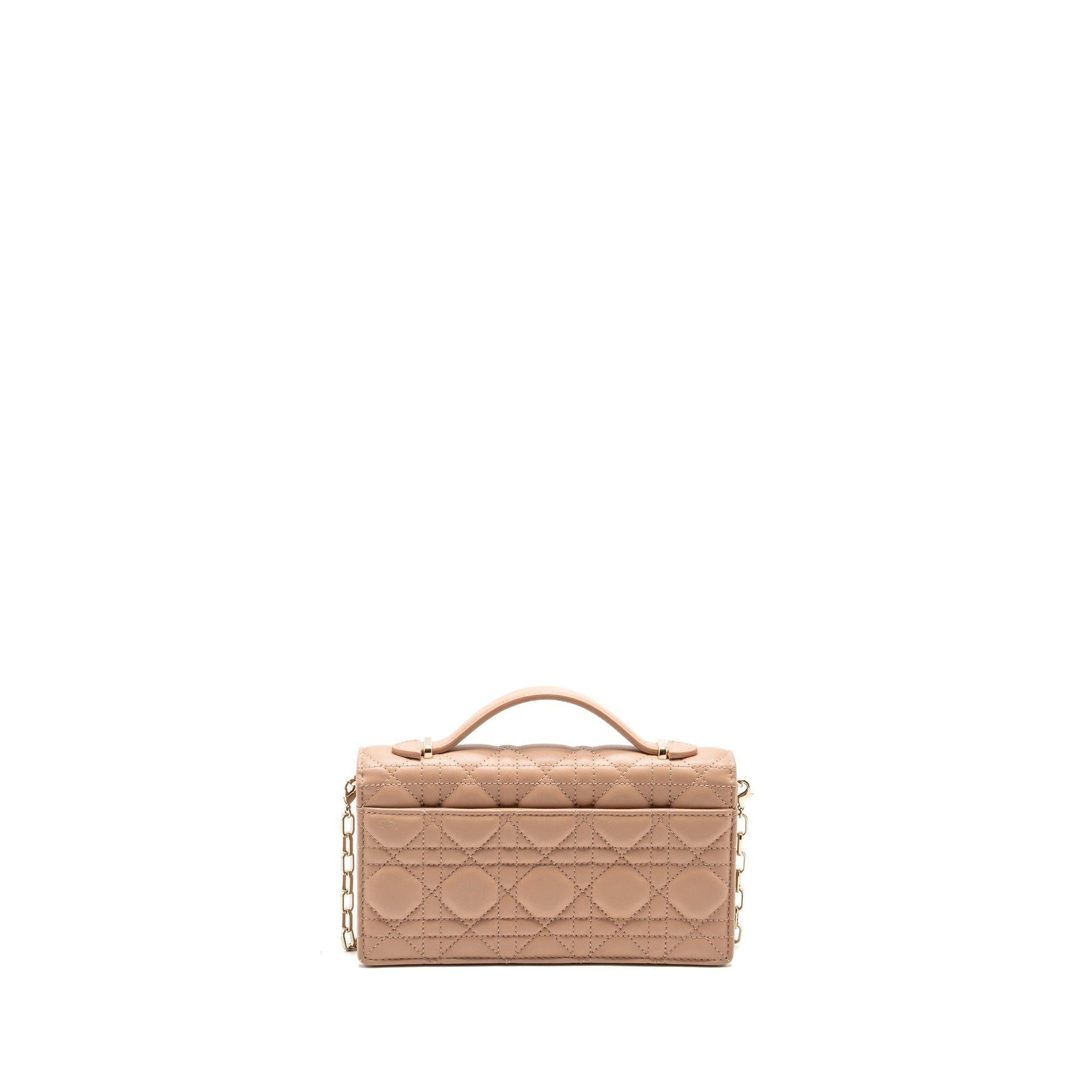 Dior My Purse Lambskin Handbag Beige Mini Travel Bag