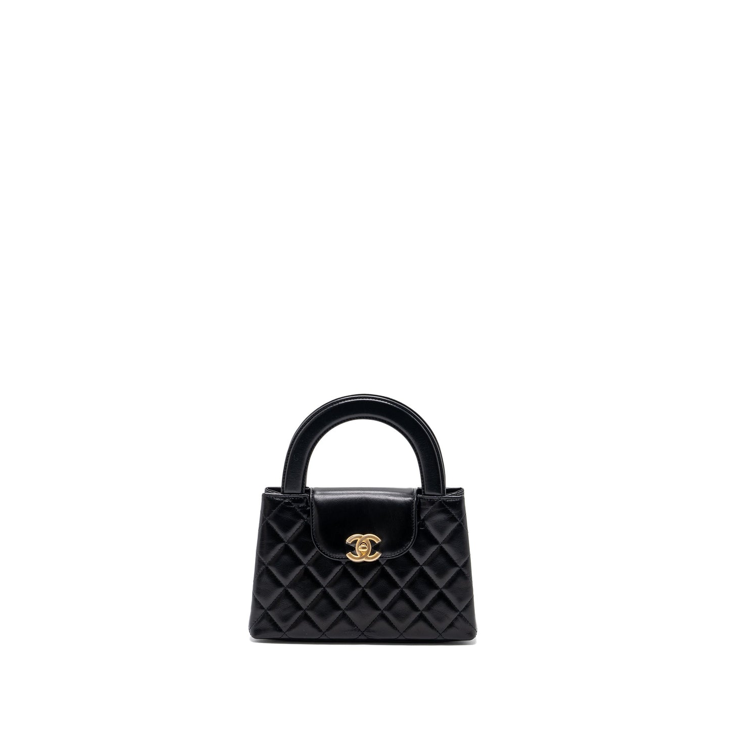 Chanel 23k Shopping Calfskin GHW Microchip Black Tote Bag