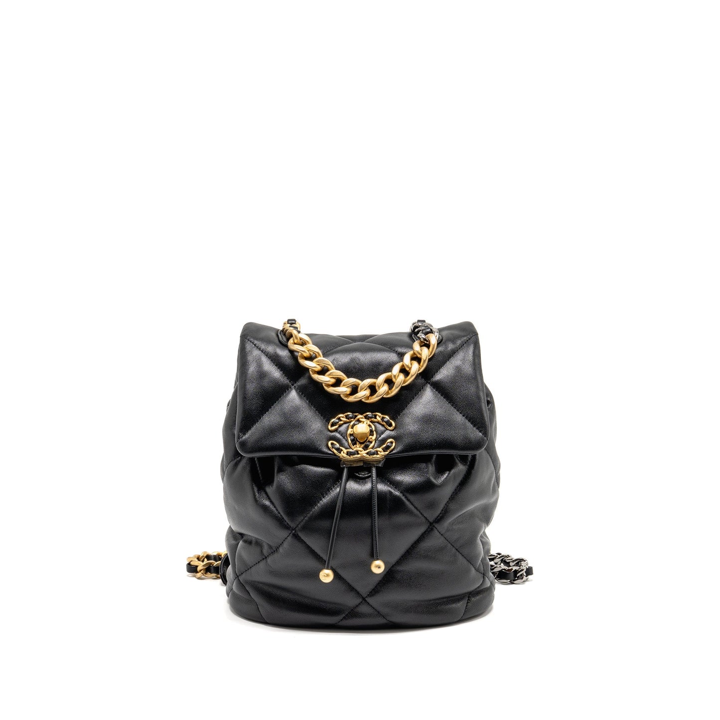 Chanel 24C 19 Backpack Lambskin Hardware Microchip Multicolour Black