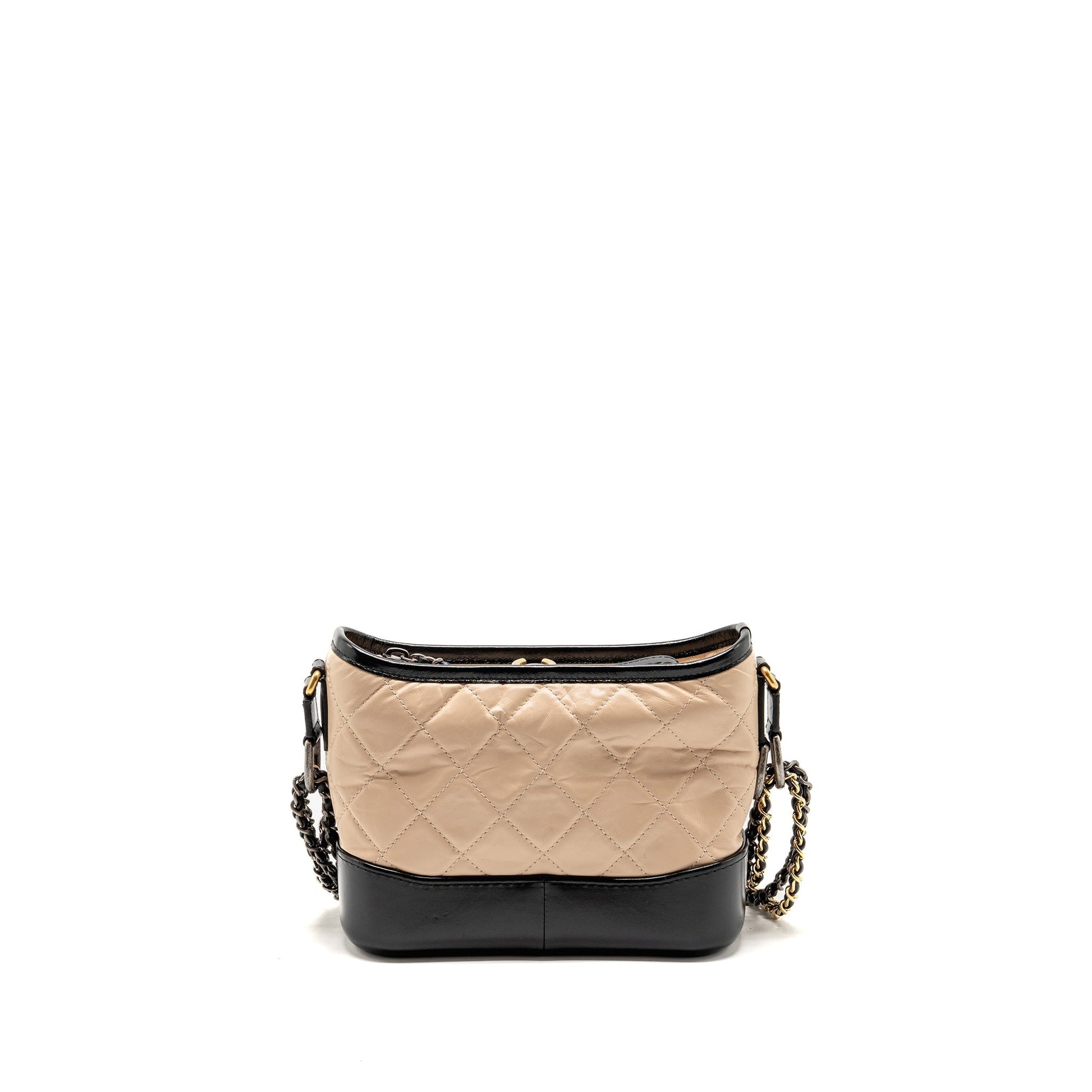 Chanel Gabrielle Hobo Calfskin Hardware Multicolour Beige Small Shoulder Bag Hardware 1