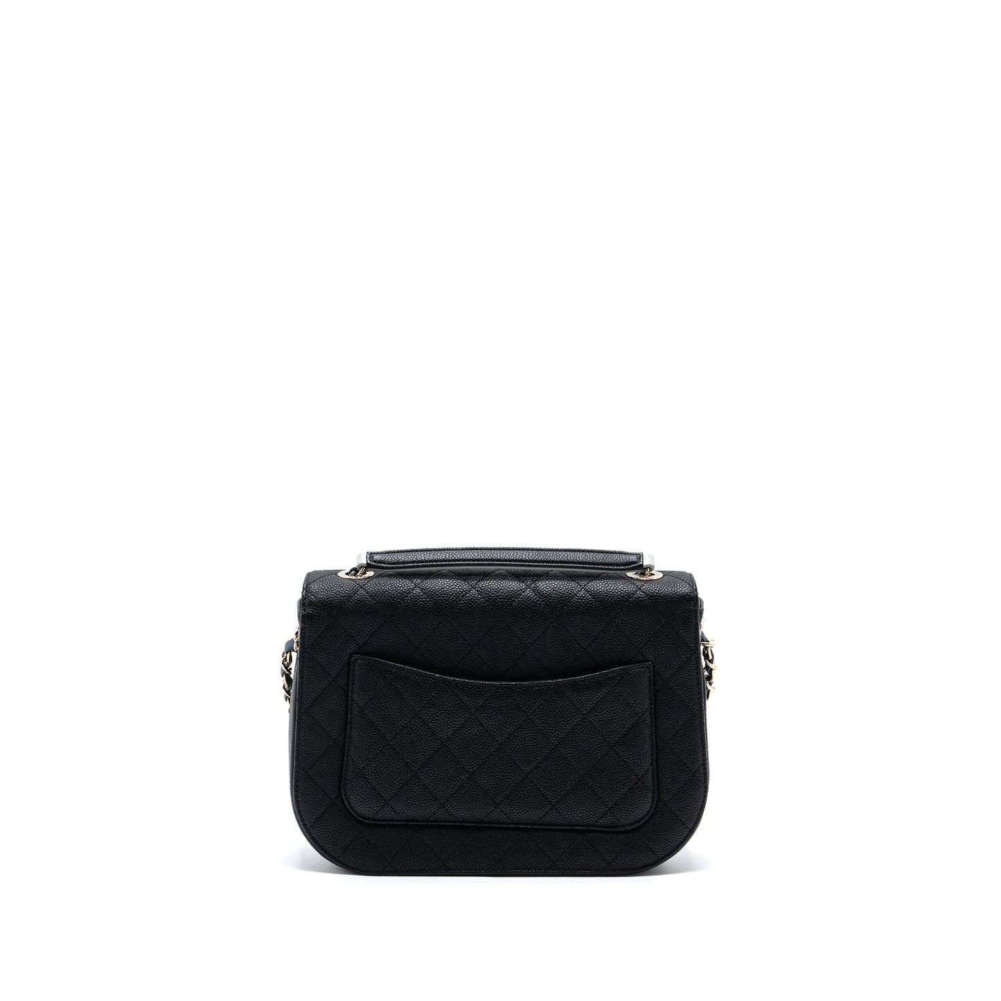 Chanel Flap handle Caviar LGHW Multicolour Black Shoulder Bag