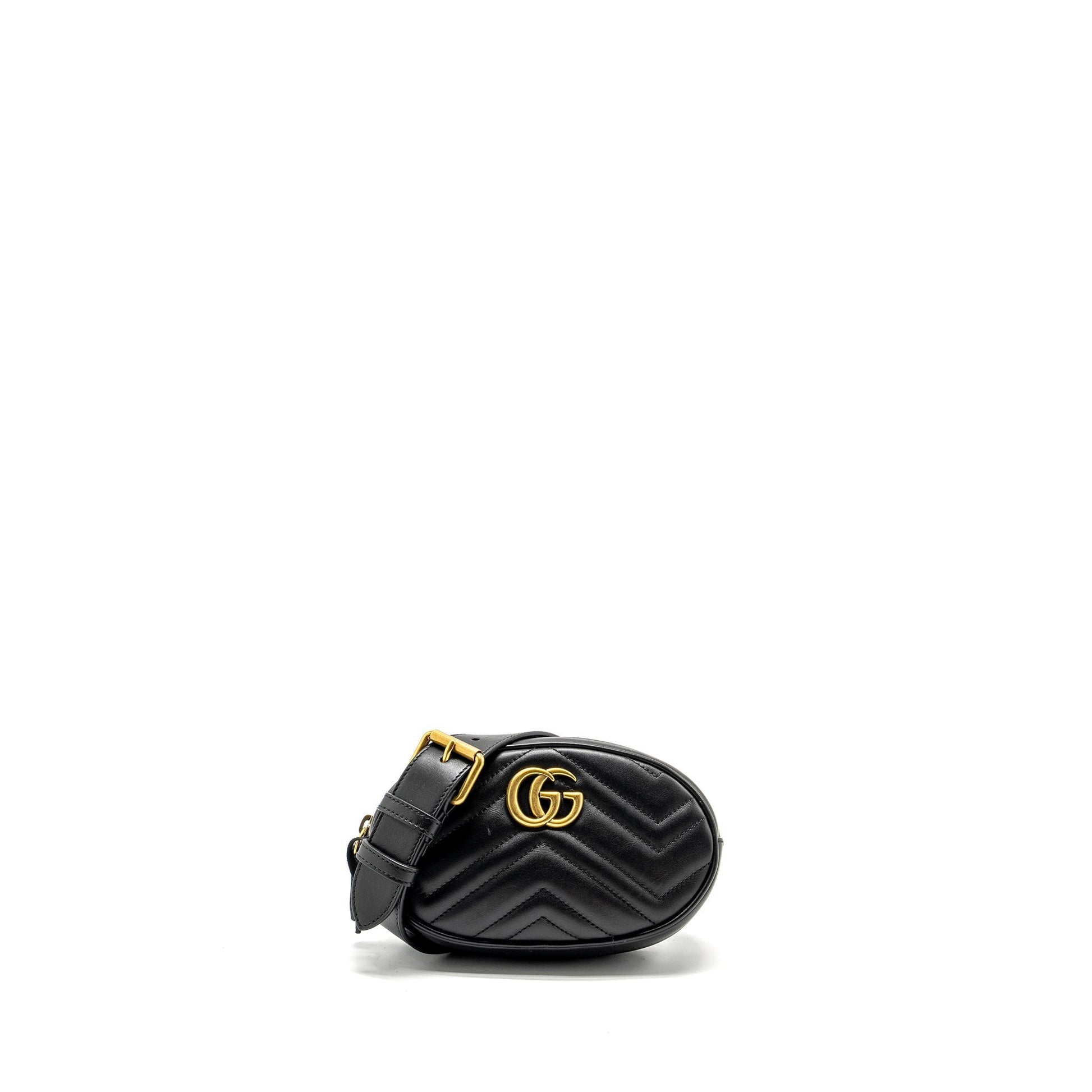 Gucci Marmont Belt Bag Calfskin Black Accessory