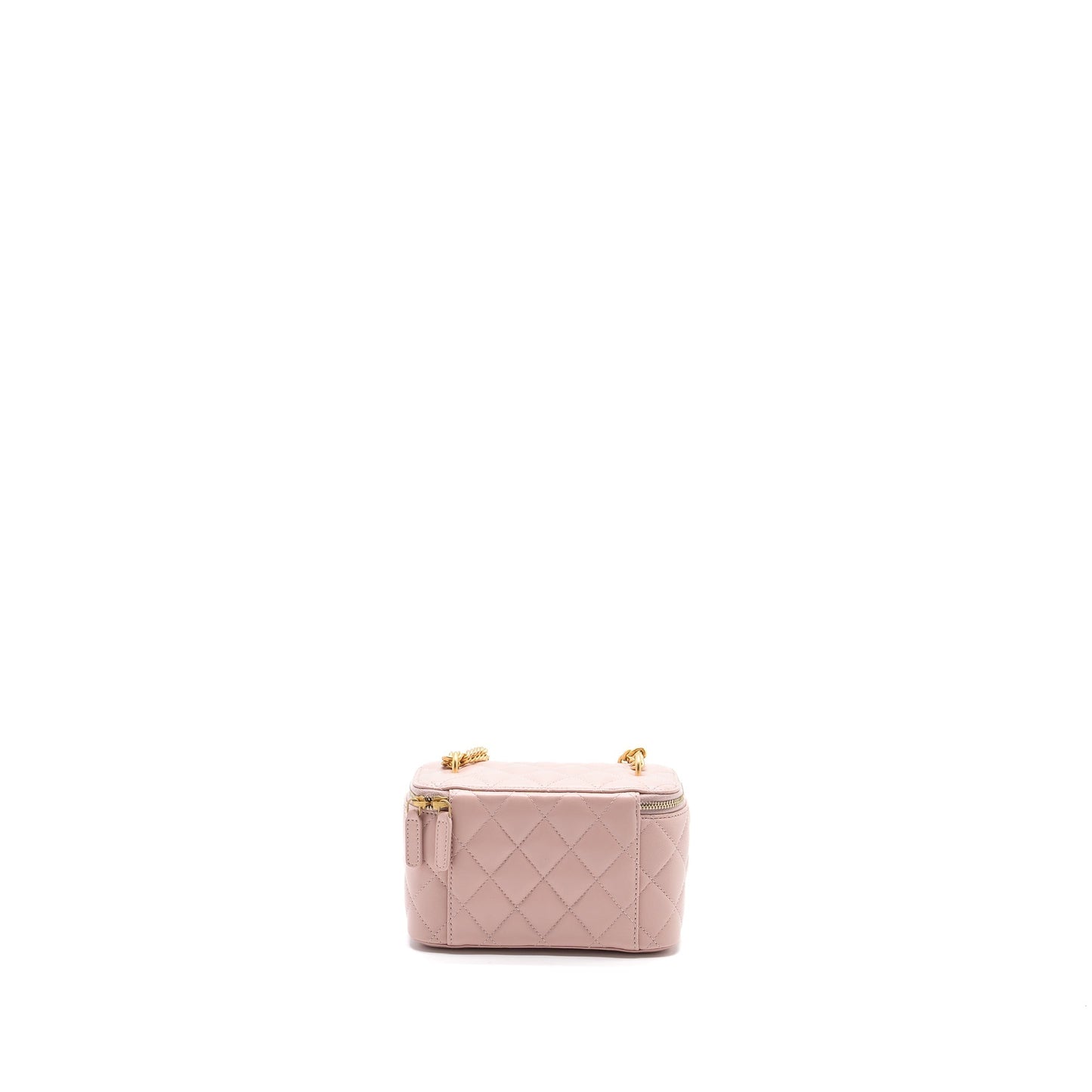 Chanel Long Vanity Camellia Lambskin Light GHW Pink Handbag