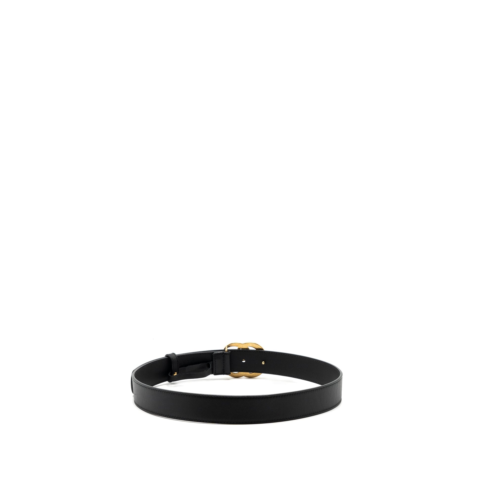 Gucci Size Marmont Belt Handbag Leather Black Accessory Black Ghw